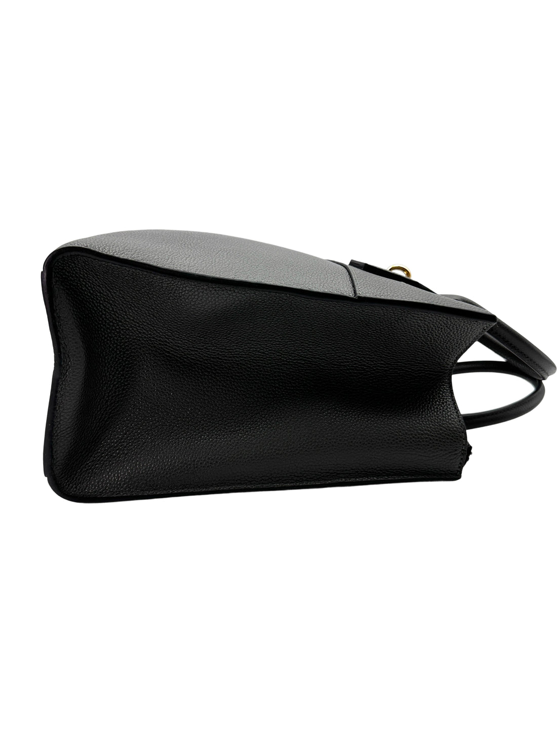 Louis Vuitton City Steamer Black Grained Leather Handle Bag LV2617