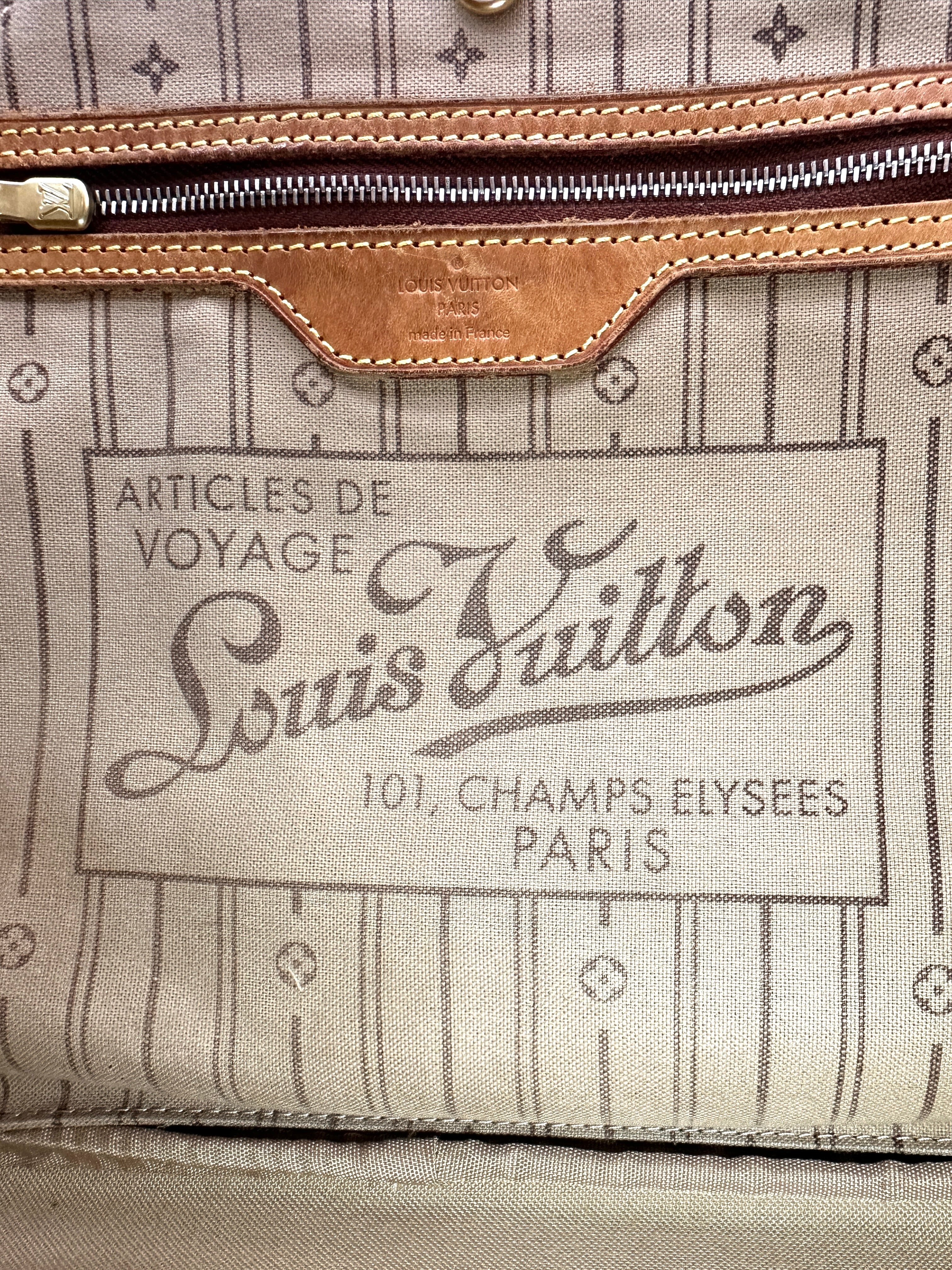 Louis Vuitton Neverfull Monogram Canvas Shoulder Bag LV2623