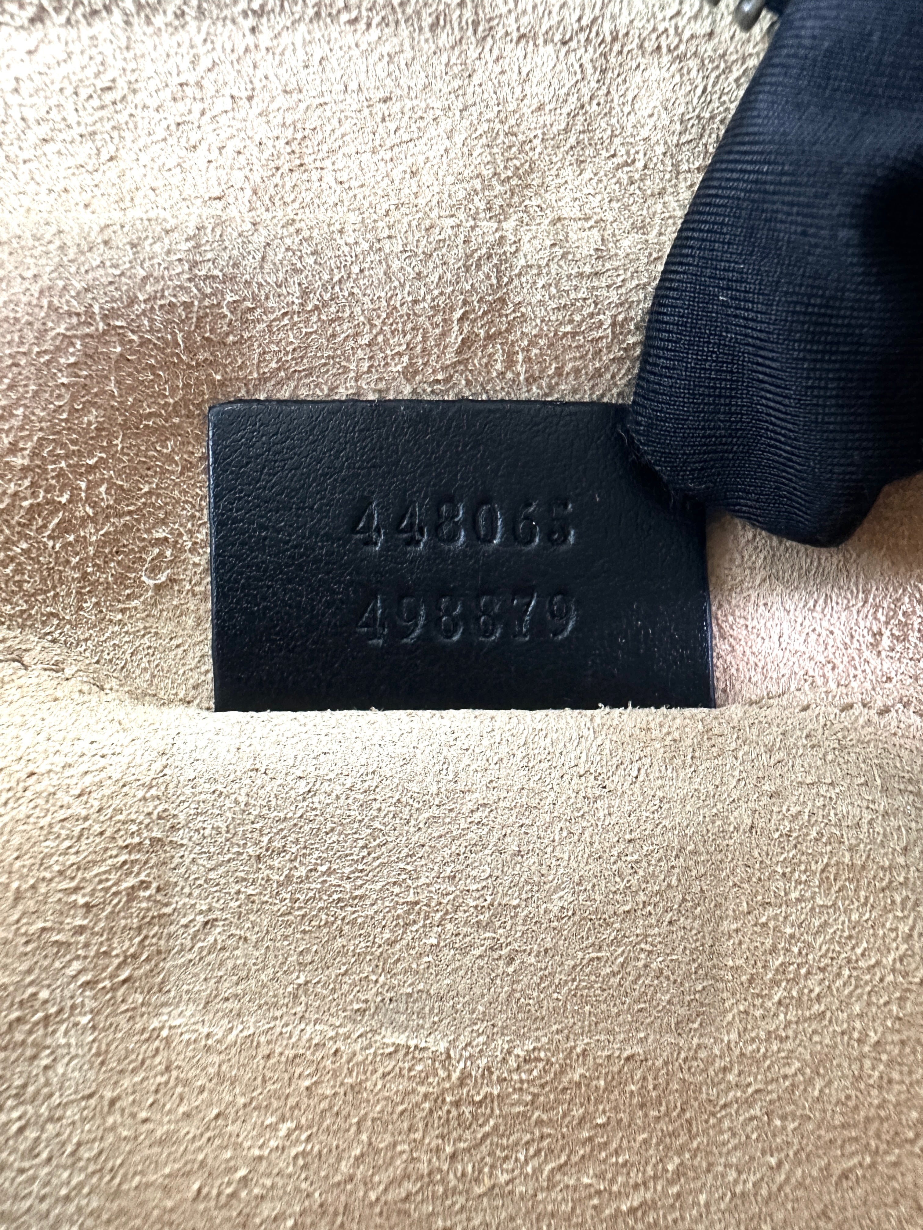 Gucci GG Marmont Black Matelasse Leather Camera Bag GG924