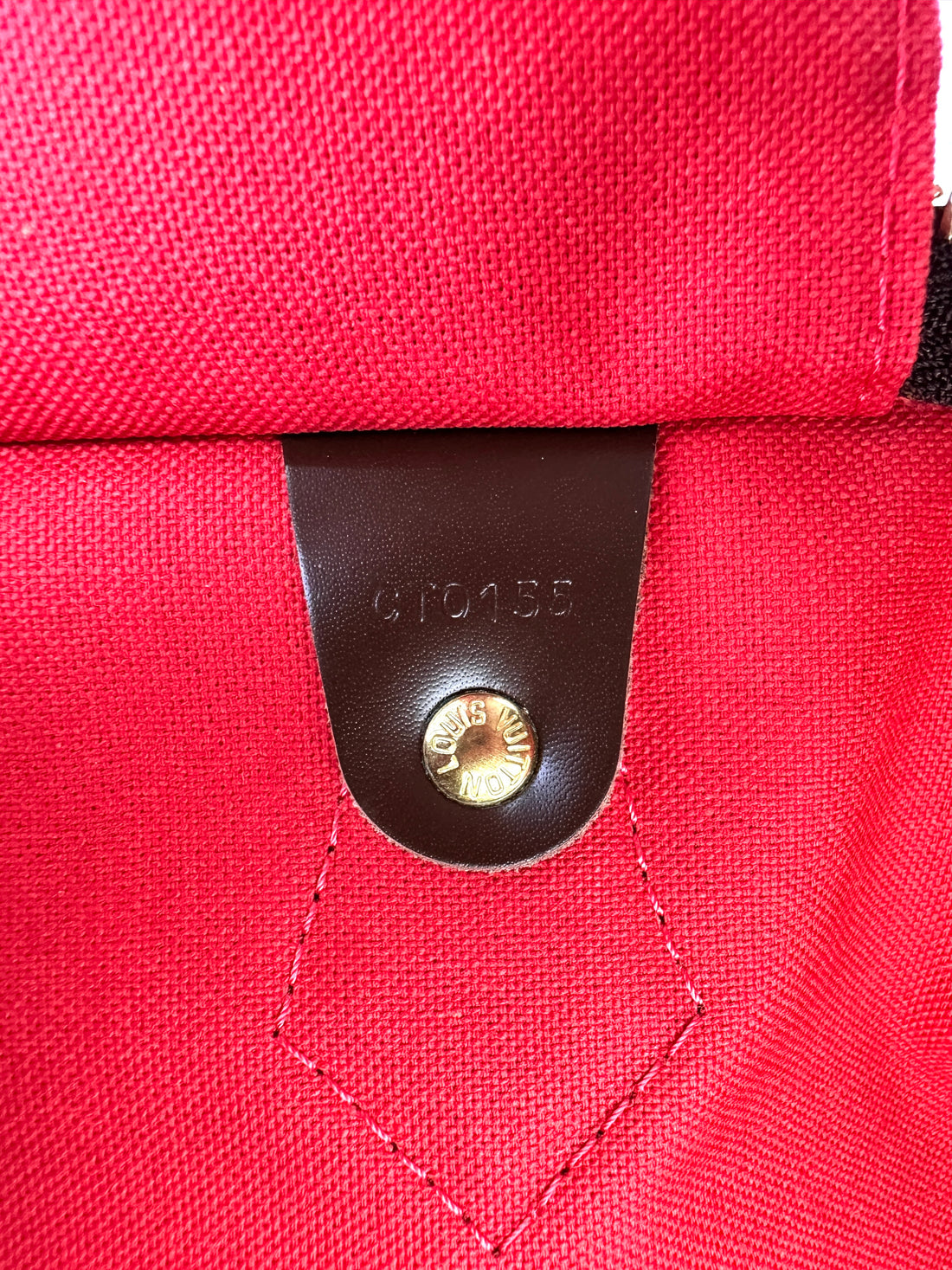 Louis Vuitton Speedy30 Damier Ebene Handle Bag LV2615