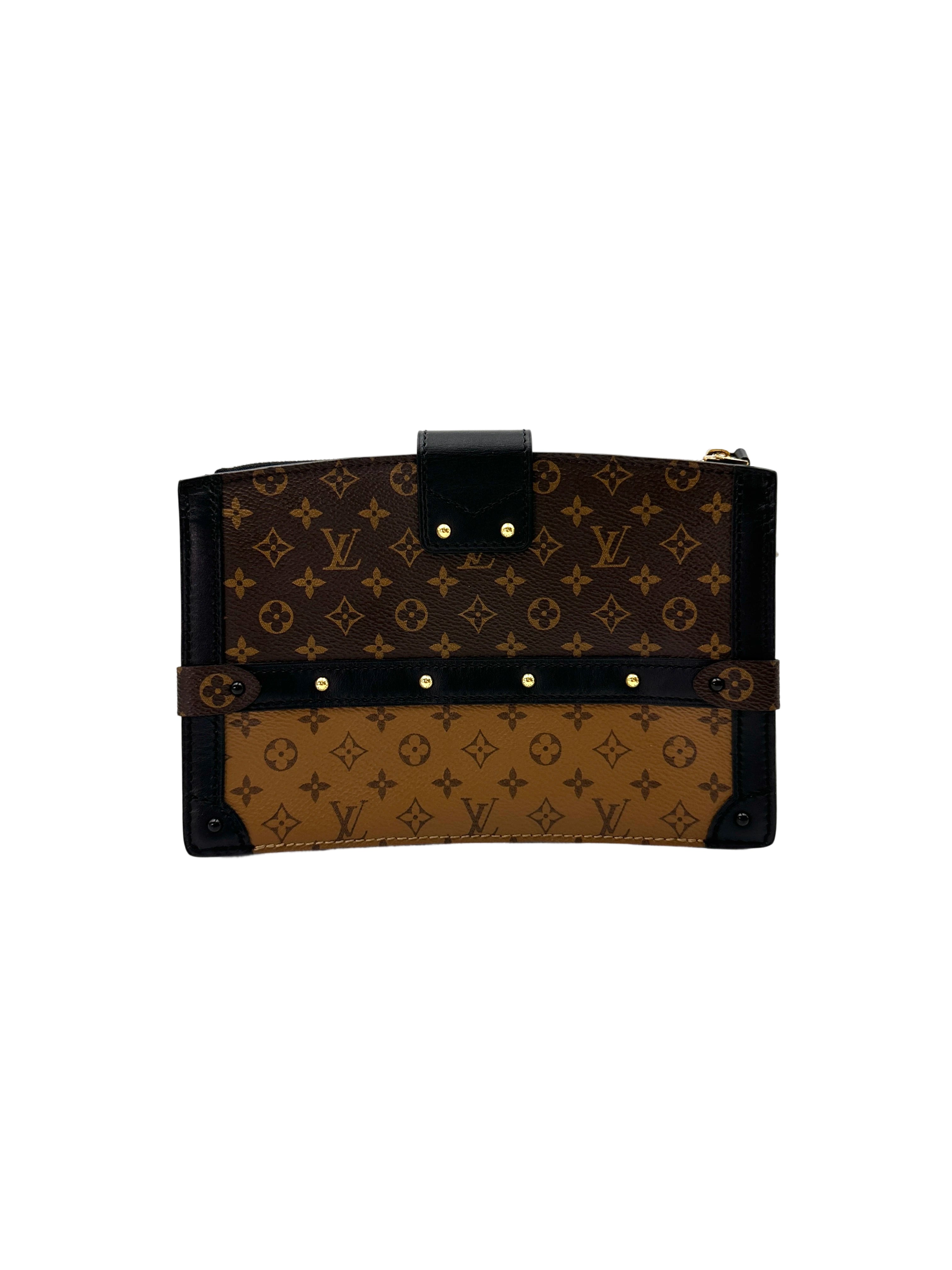 Louis Vuitton Trunk Clutch Monogram Canvas Bag LV2620