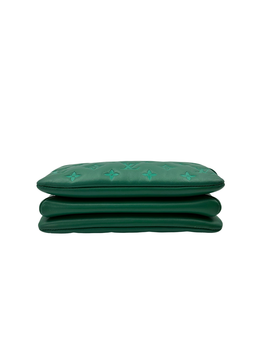 Louis Vuitton Coussin BB Green Monogram Embossed Leather Shoulder Bag LV2619