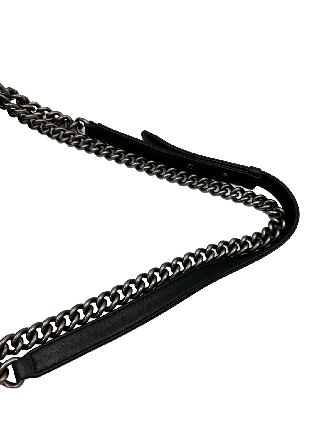 Chanel LeBoy Black Quilted Calfskin Flap Bag With Silver Buckle(19***02) IRIS211
