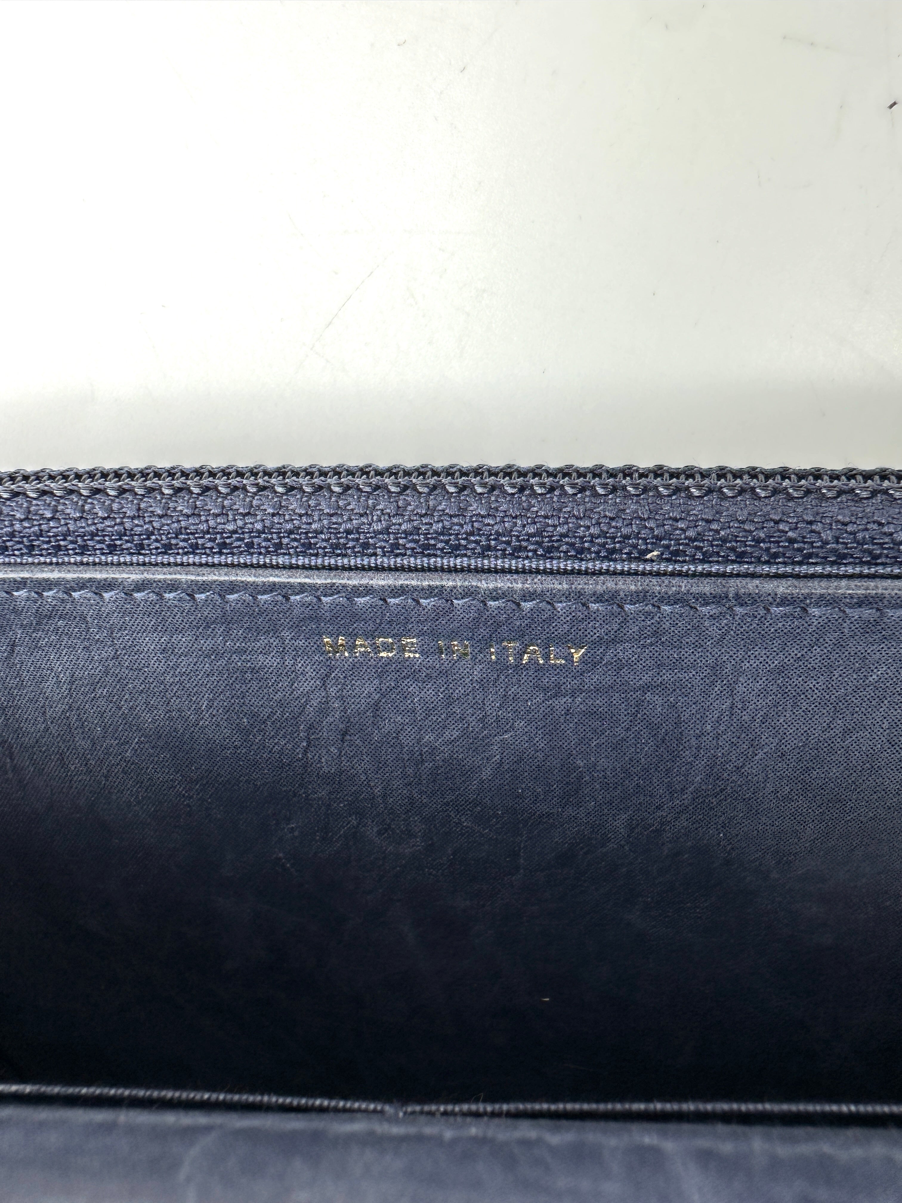 Chanel Cuba CC Whipstitch Chevron Leather & Python Wallet On Chain(23***31) CC1899