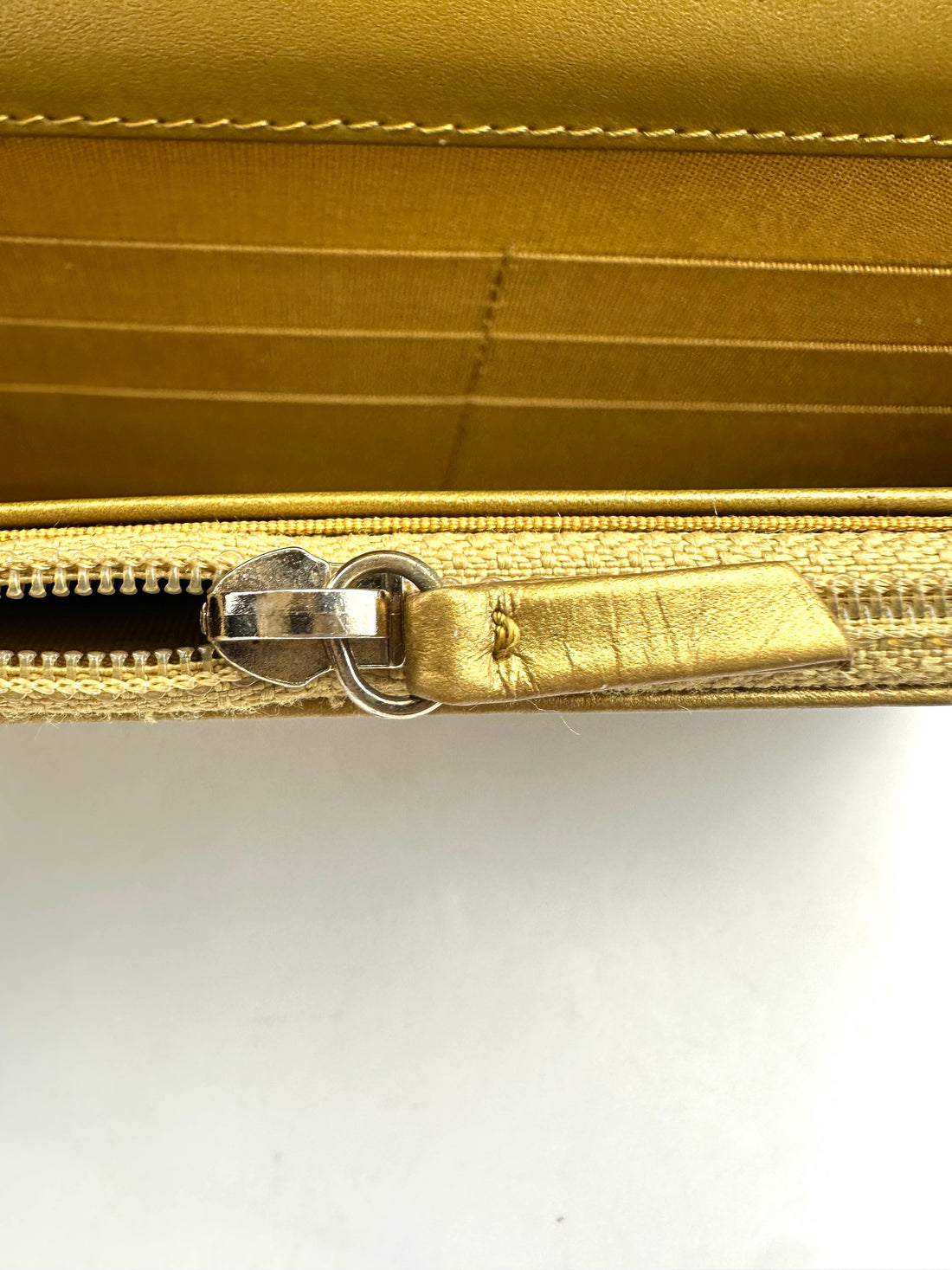 Chanel LeBoy Gold Quilted Leather Wallet On Chain With Gold Buckle(19***84) CC1890
