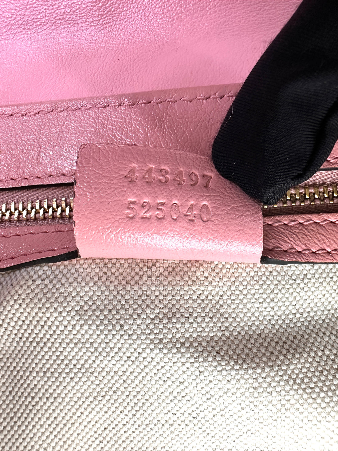 Gucci GG Marmont Red Leather Flap Bag With Pink Trim GG919