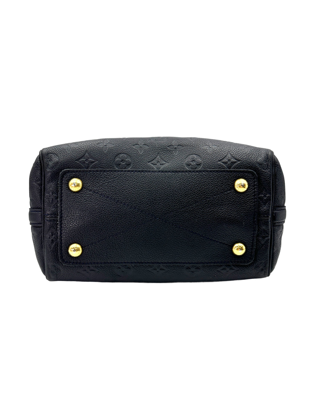 Louis Vuitton Speedy25 Black Monogram Empreinte Leather Handle Bag LV2627