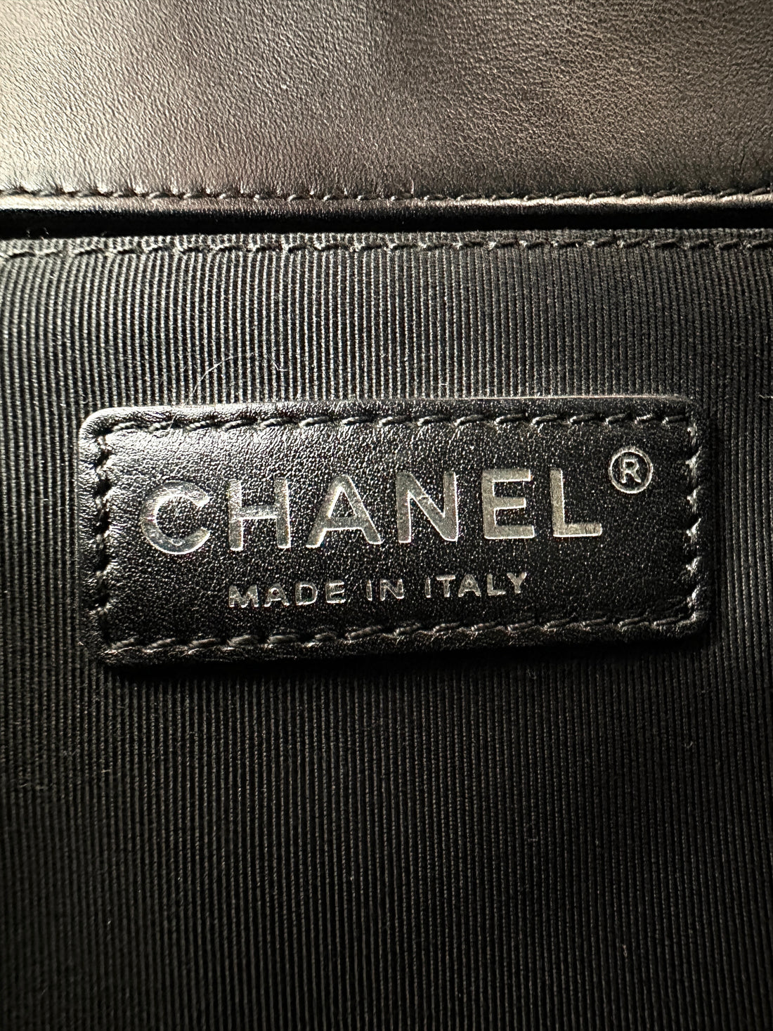 Chanel LeBoy Black Quilted Patent Leather Flap Bag With Silver Buckle(18***25) CC1891