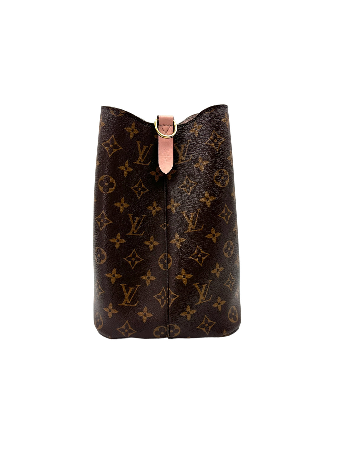Louis Vuitton Neonoe Monogram Canvas Bucket Bag With Pink Drawstring LV2629