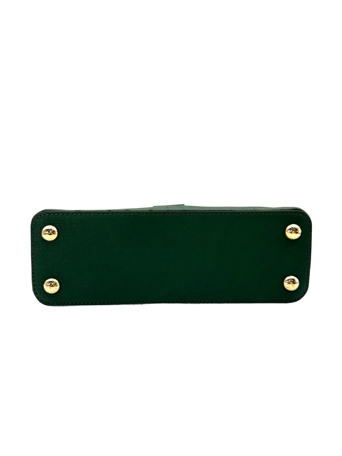 Louis Vuitton Capucines BB Green Ostrich Handle Bag IRIS213