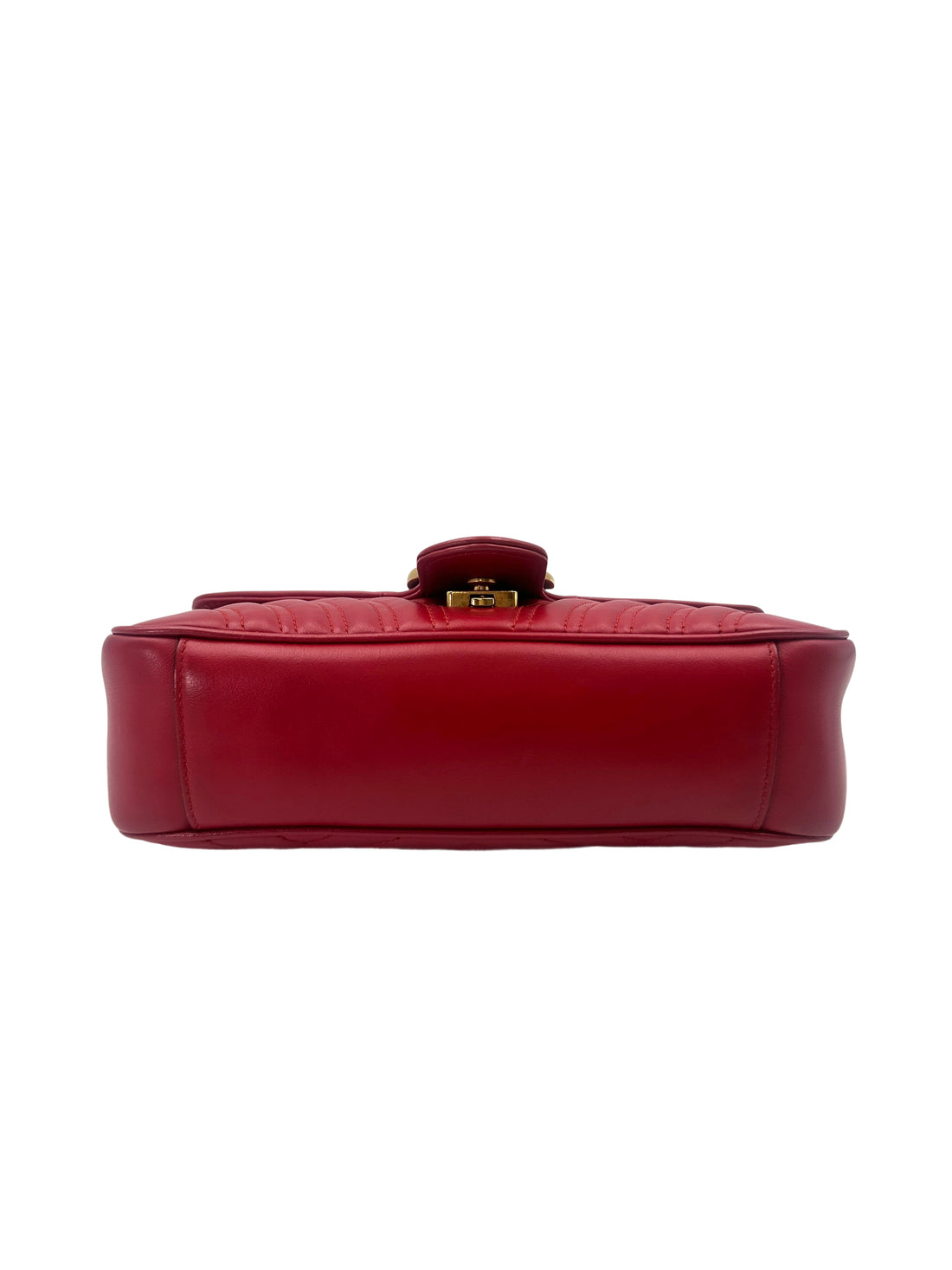 Gucci GG Marmont Red Matelasse Leather Shoulder Bag GG926