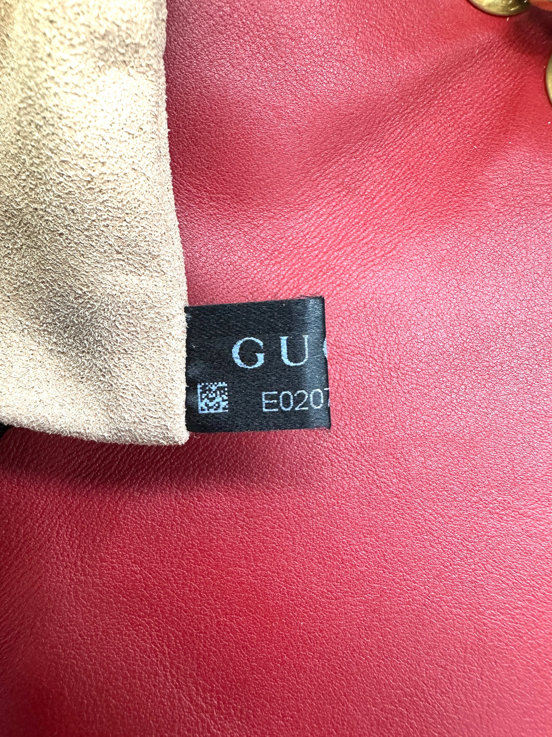 Gucci GG Marmont Red Matelasse Leather Large Size Flap Bag GG928
