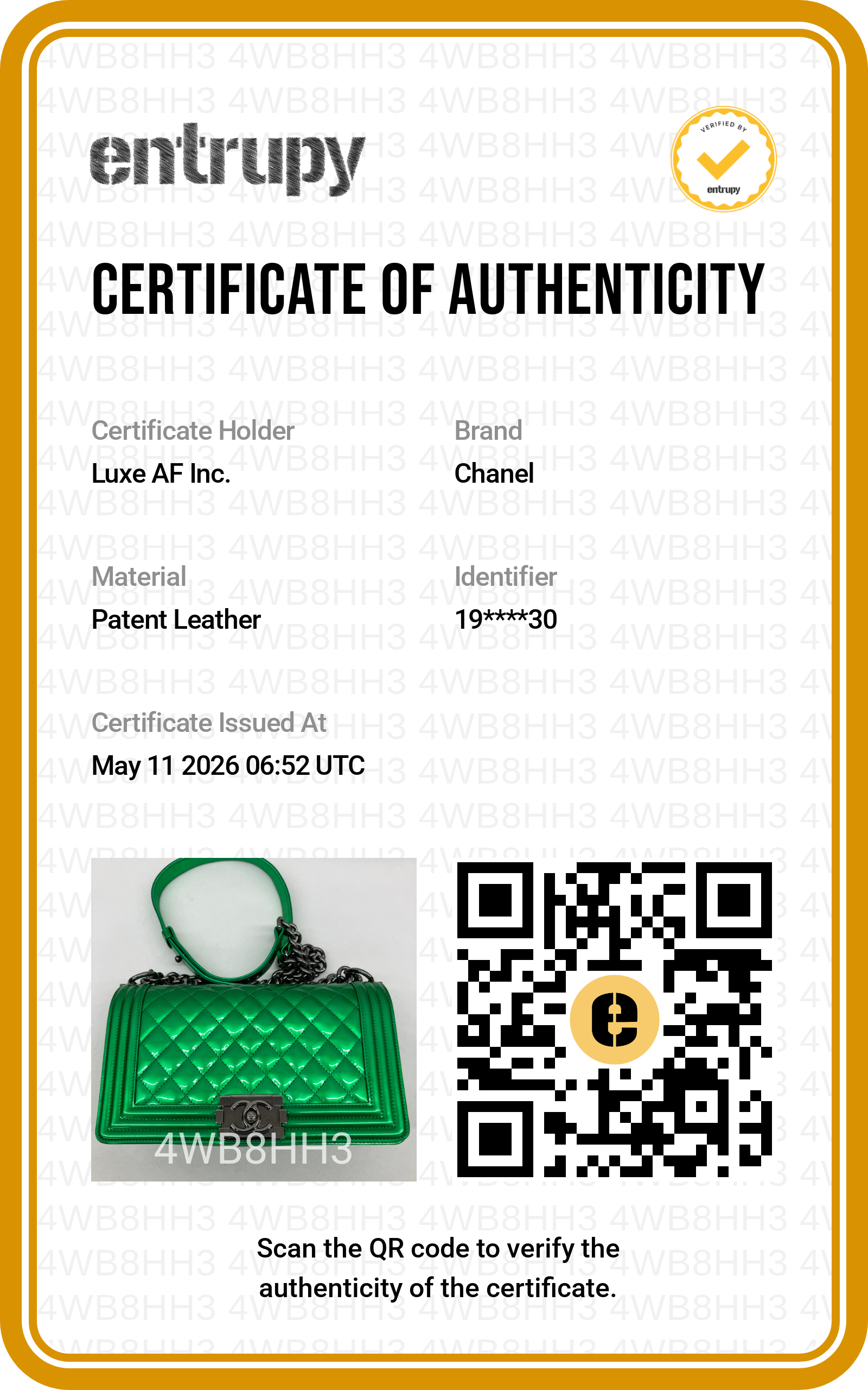Chanel LeBoy Metallic Green Quilted Leather Flap Bag With Silver Buckle(19***30) CC1885