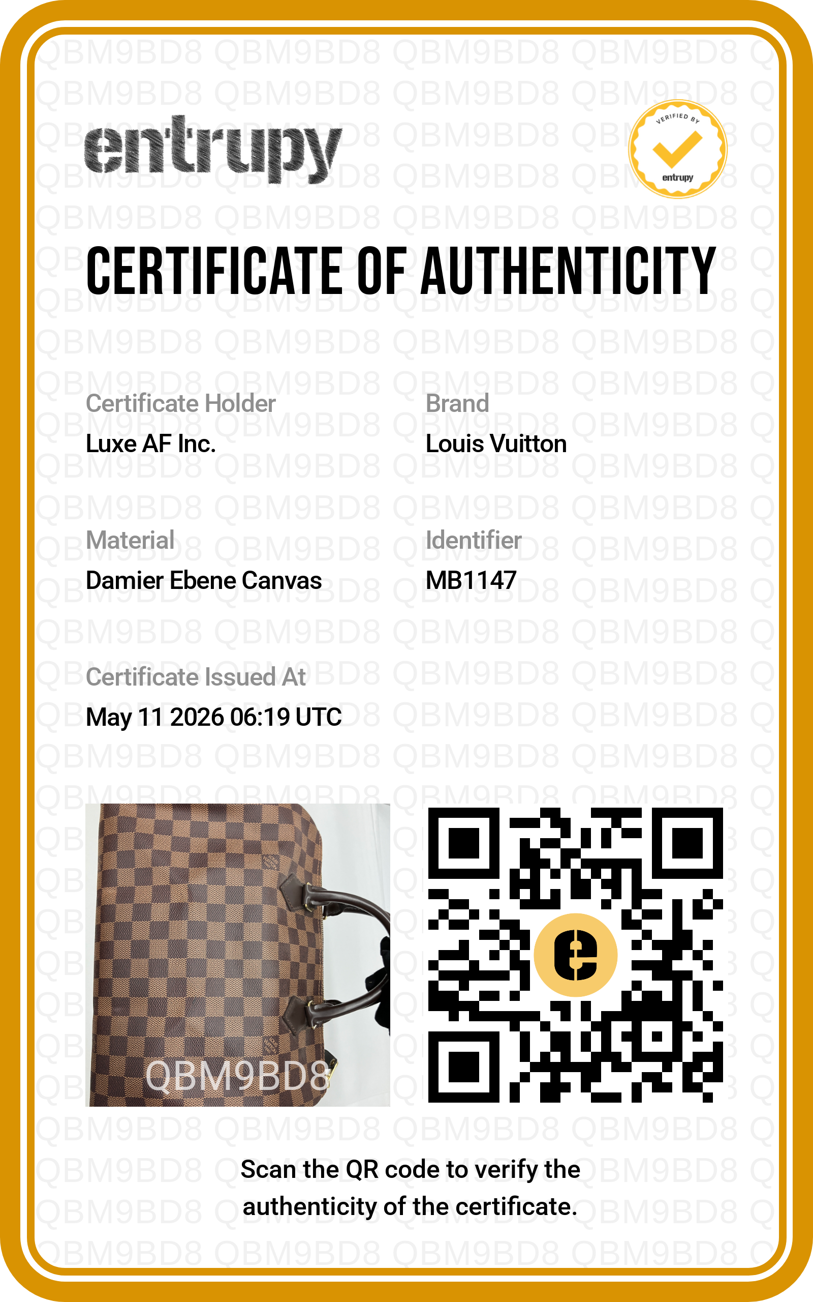 Louis Vuitton Speedy30 Damier Ebene Handle Bag LV2618