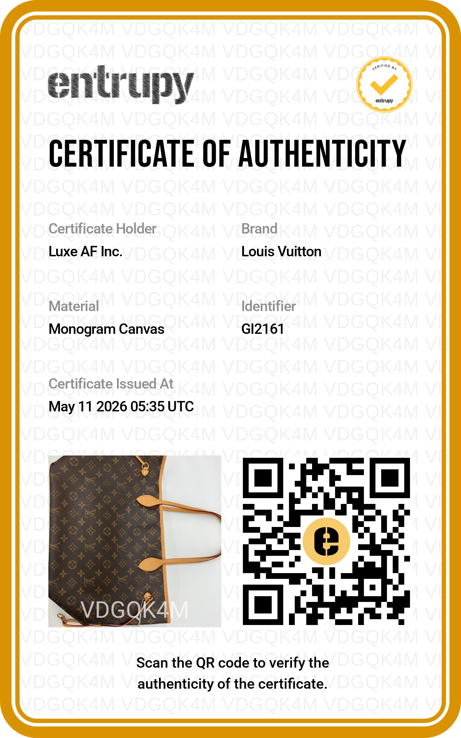 Louis Vuitton Neverfull Monogram Canvas Shoulder Bag LV2624