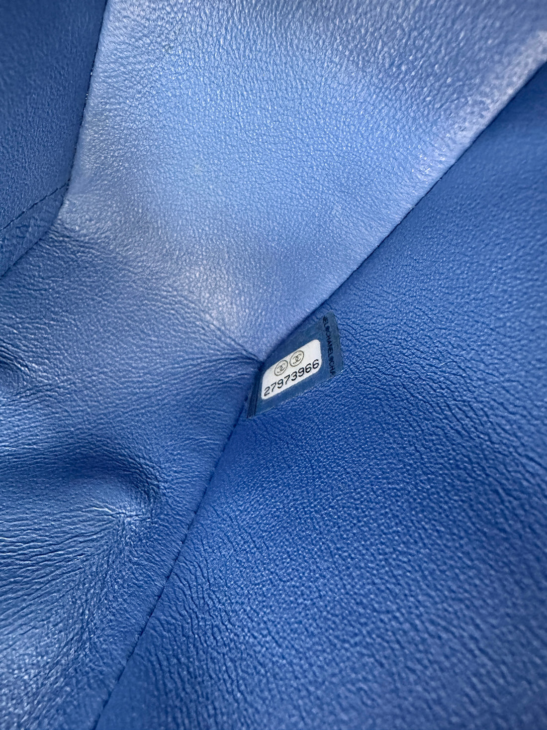 Chanel Classic Flap Blue Quilted Leather Shoulder Bag With Gold Buckle(27***66) CC1889