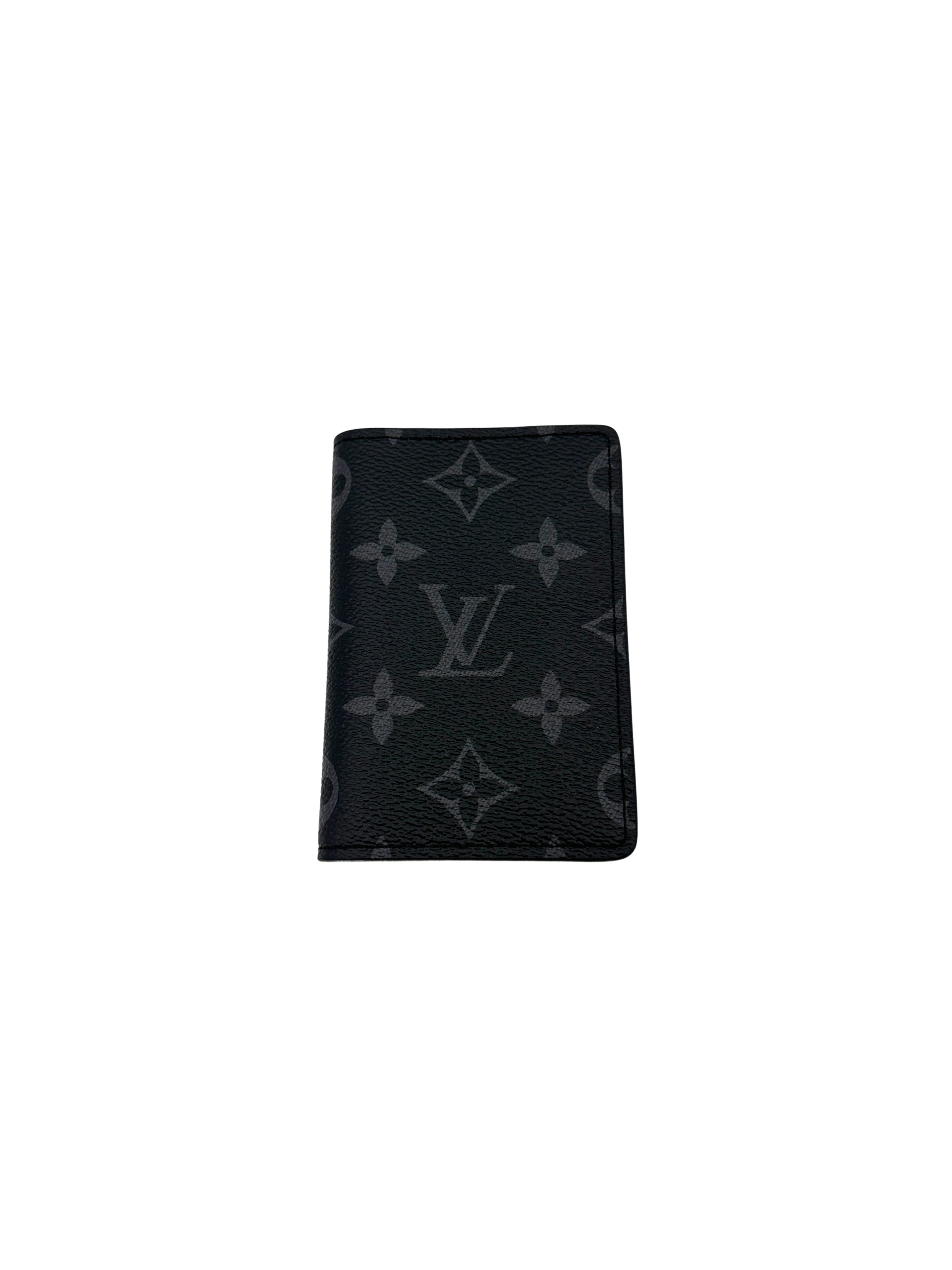 Louis Vuitton Black Monogram Eclipse Envelope Cardholder LVA09