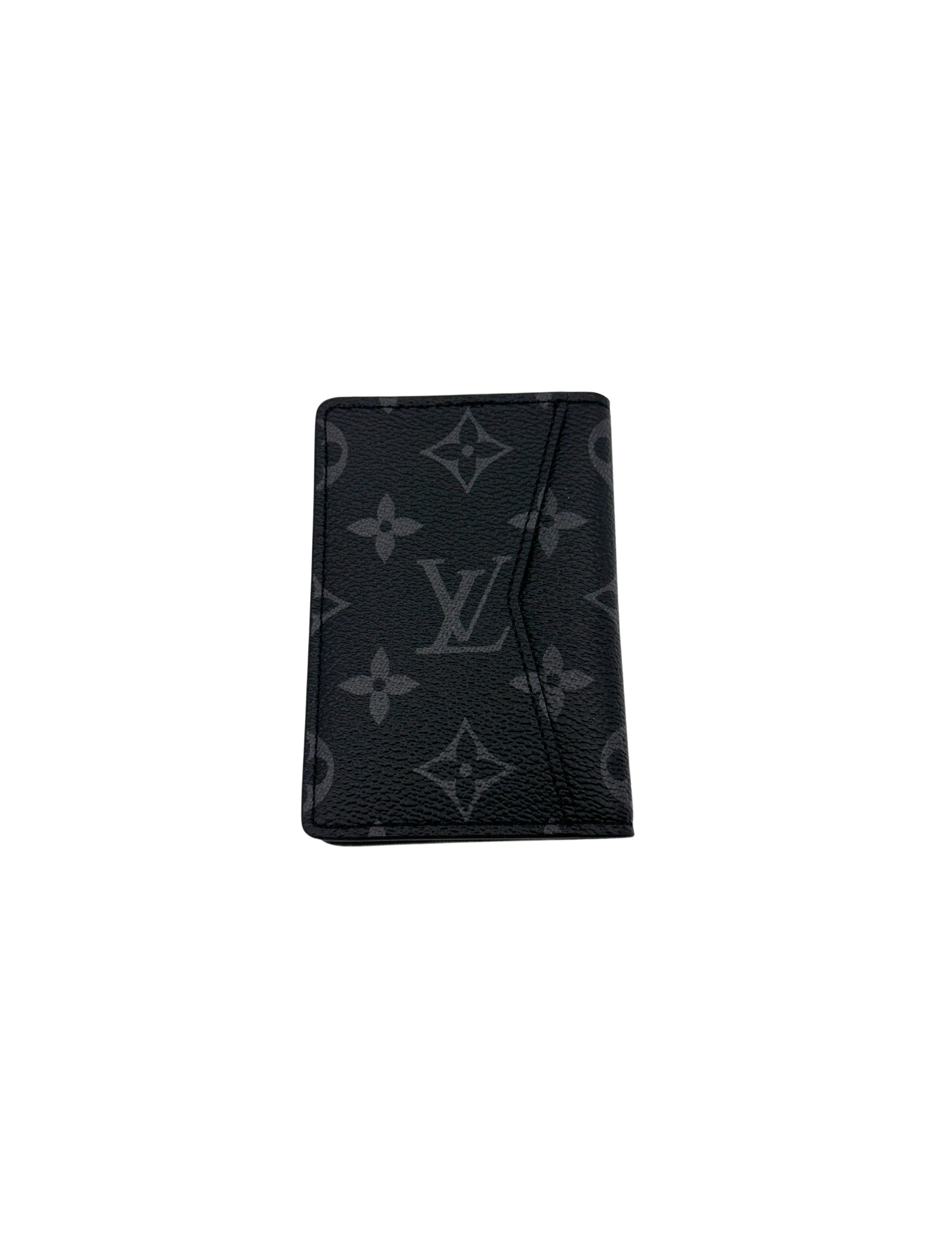 Louis Vuitton Black Monogram Eclipse Envelope Cardholder LVA09