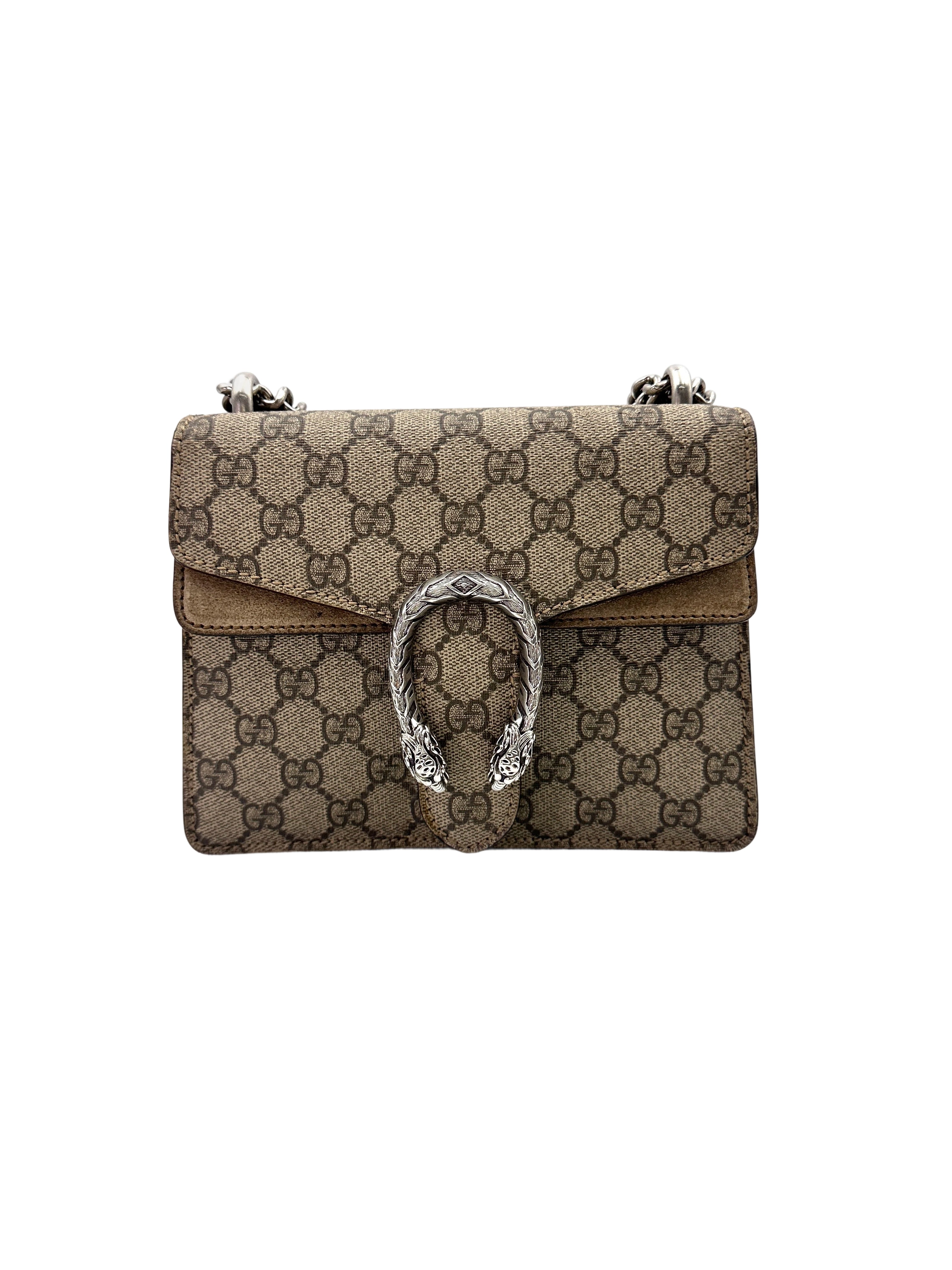 Gucci Dionysus GG Supreme Canvas Small Size Shoulder Bag GG925