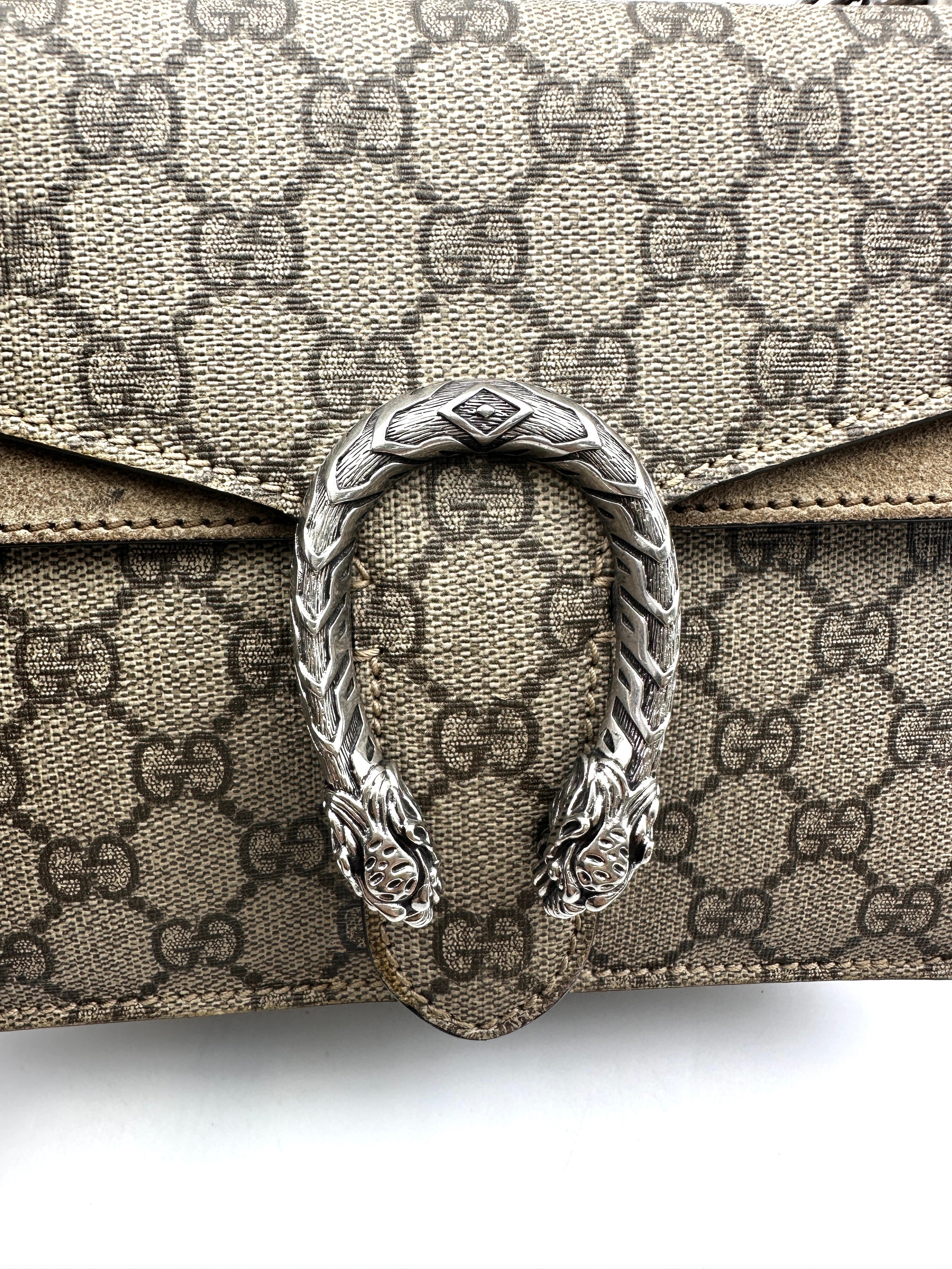 Gucci Dionysus GG Supreme Canvas Small Size Shoulder Bag GG925