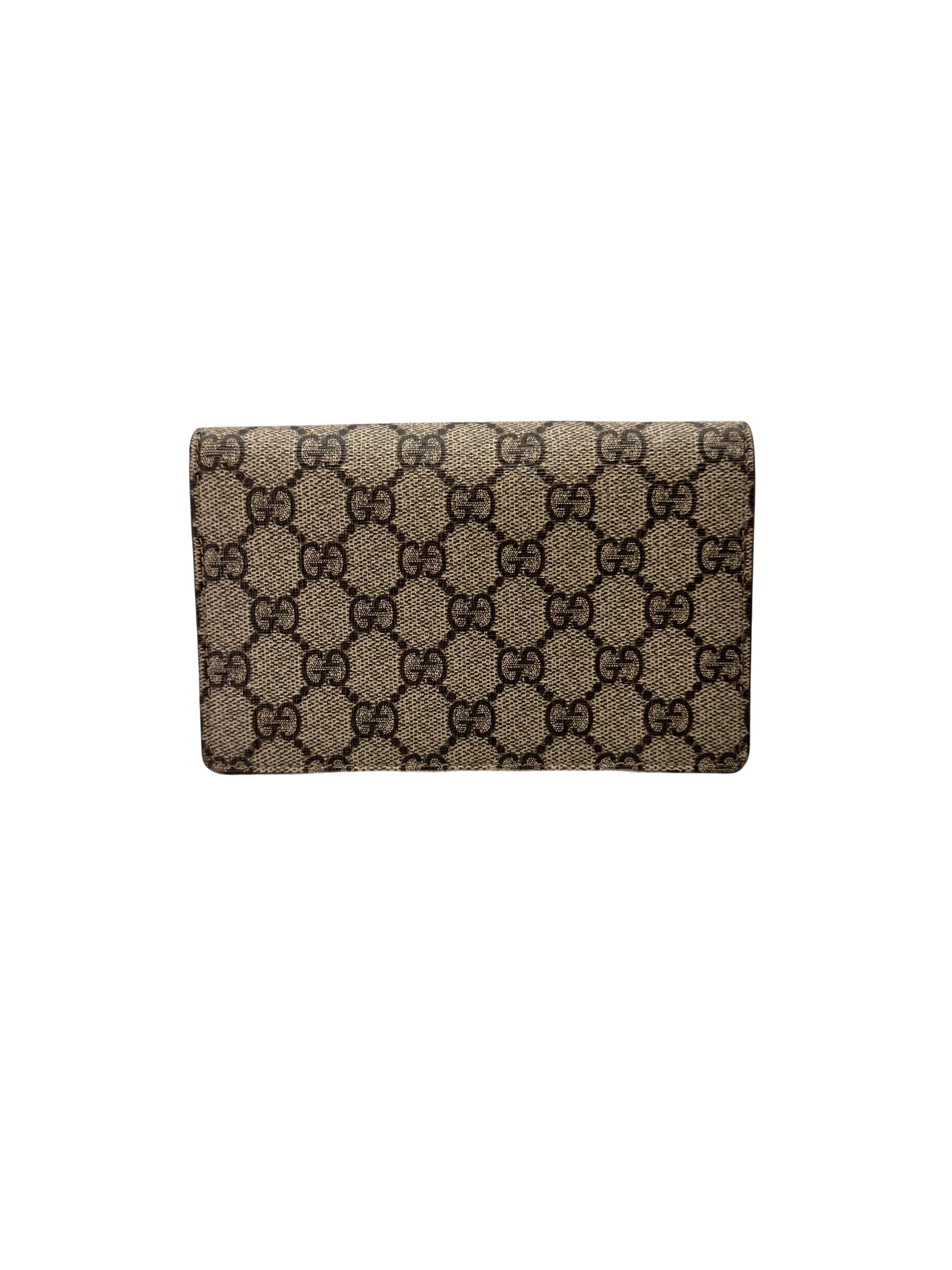 Gucci Cherry GG Supreme Chain Shoulder Bag GG917