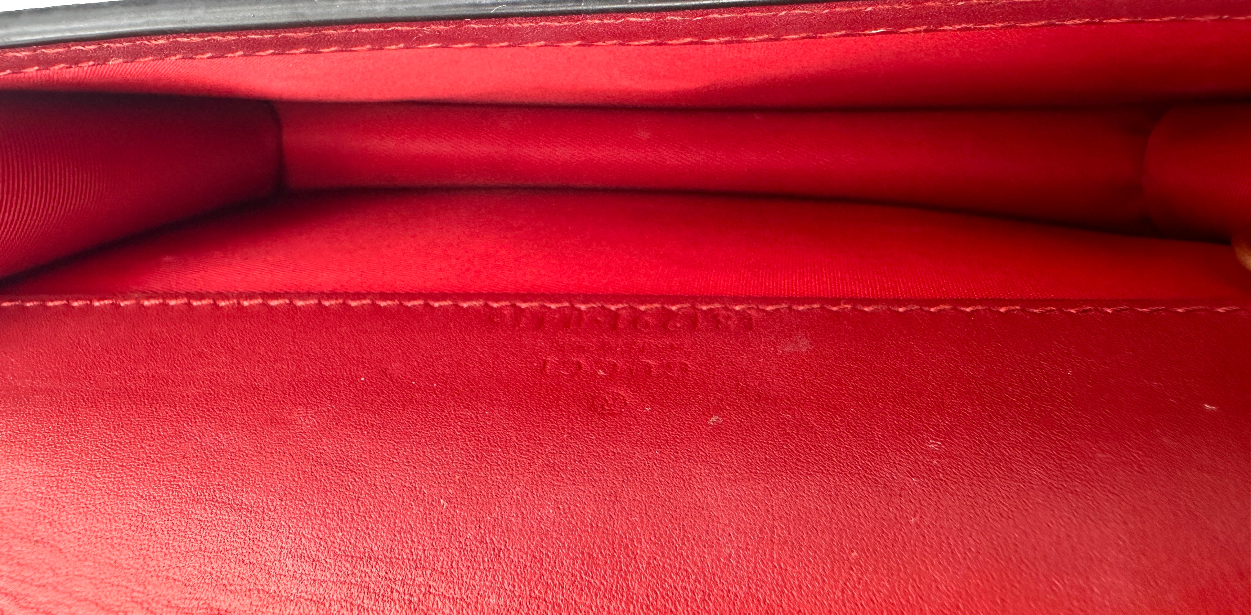 Gucci Cherry GG Supreme Chain Shoulder Bag GG917