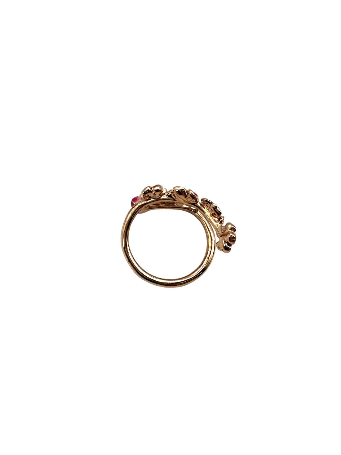 Pandora Style Pink Peach Blossom Open Ring PA01