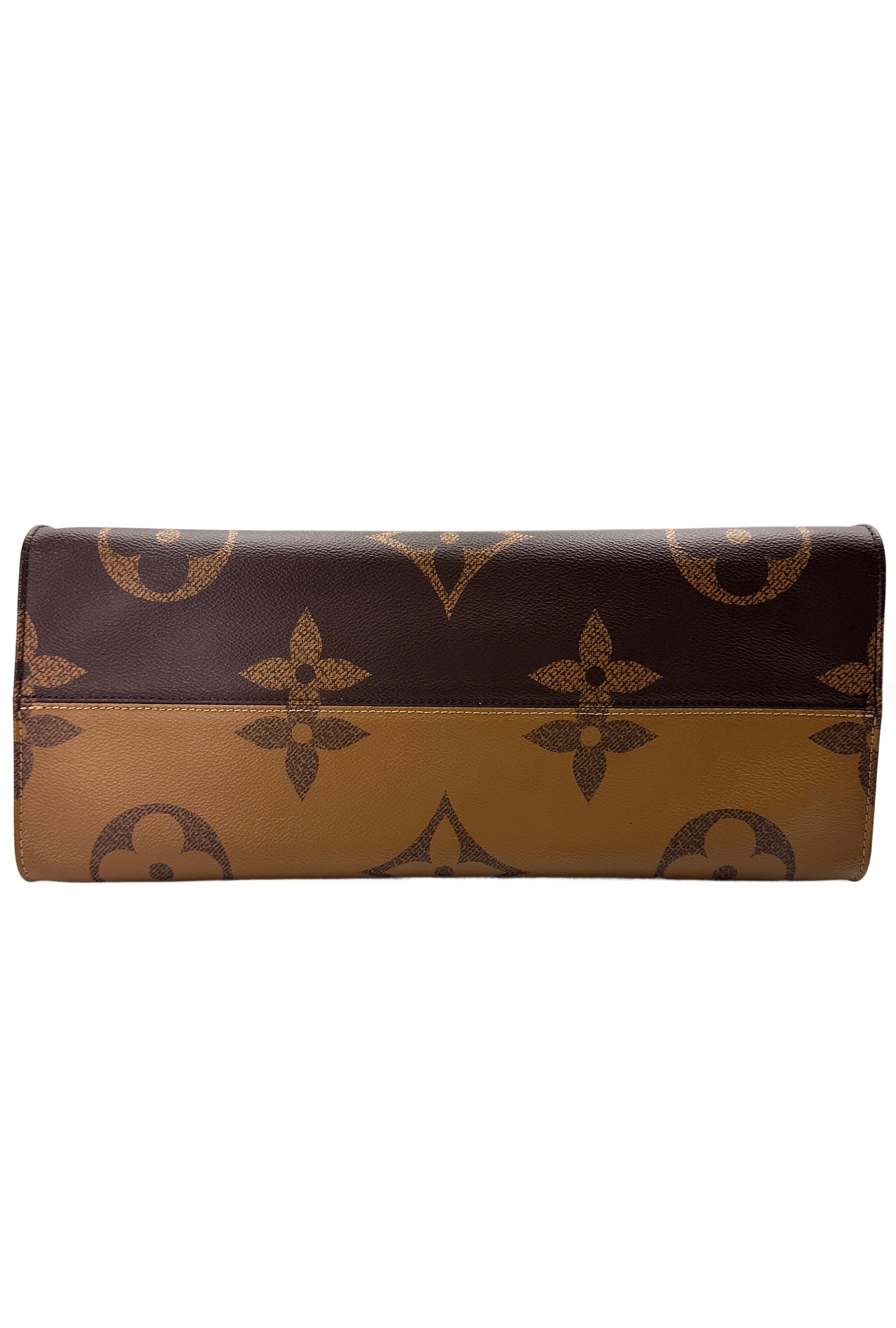 Louis Vuitton OnTheGo GM Brown Monogram Canvas Tote Handle Bag LV2637