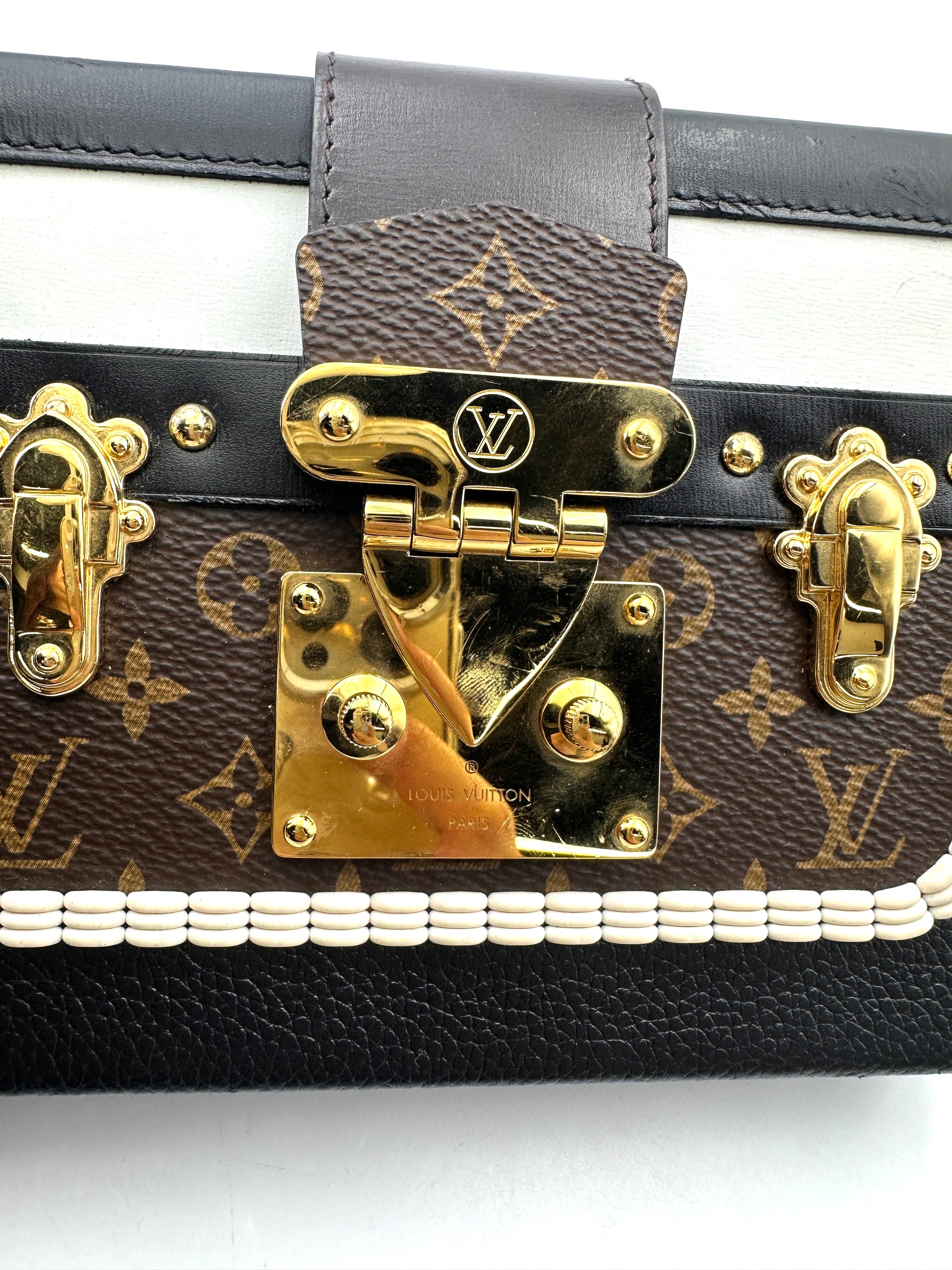 Louis Vuitton Limited Edition Petite Malle Monogram Shoulder Bag LV2640