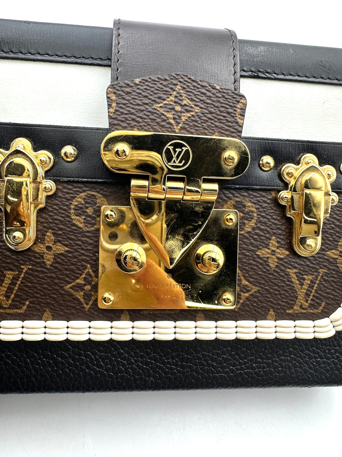 Louis Vuitton Limited Edition Petite Malle Monogram Shoulder Bag LV2640