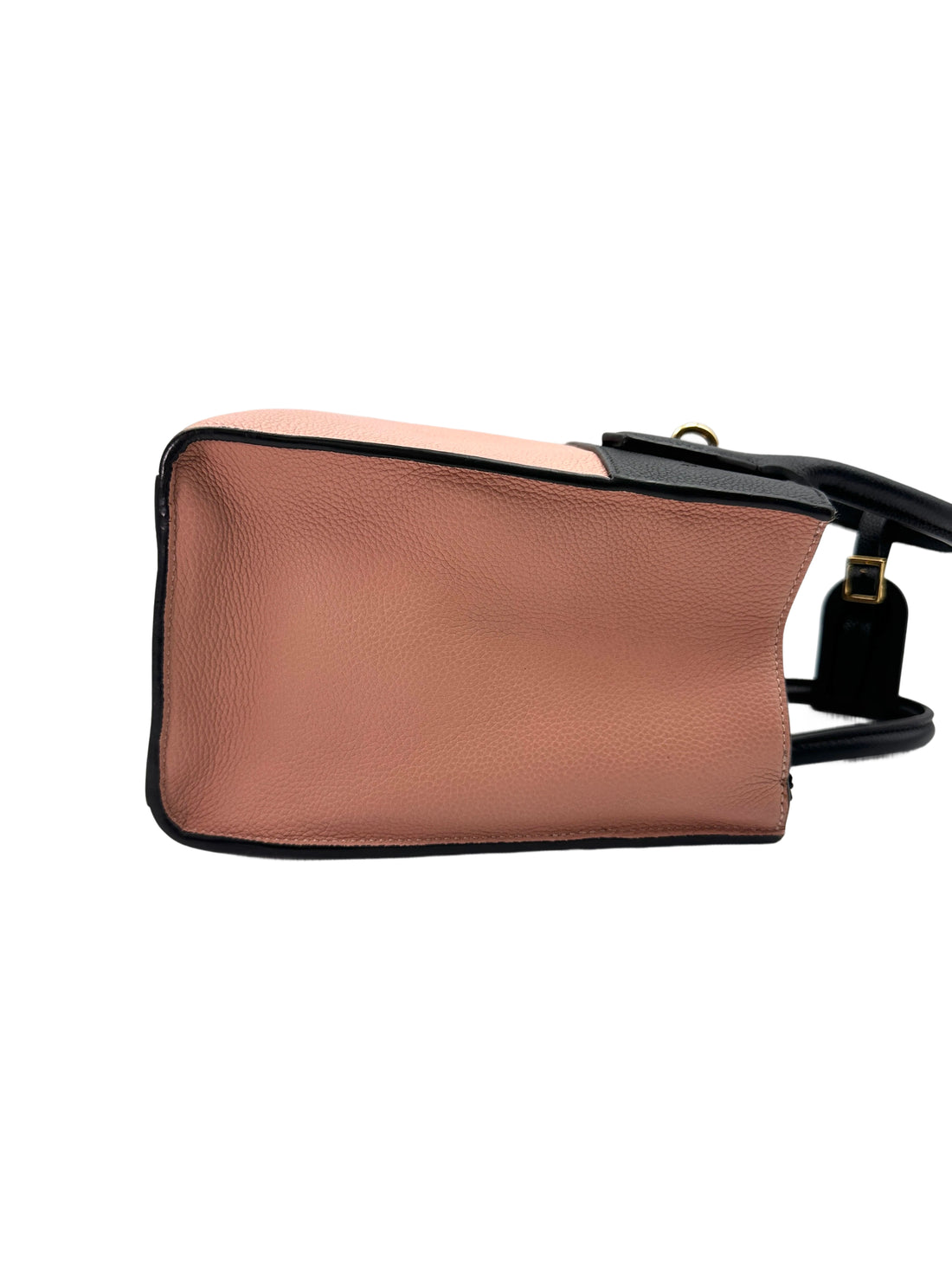 Louis Vuitton City Steamer PM Black/Pink Grained Leather Handle Bag LV2642