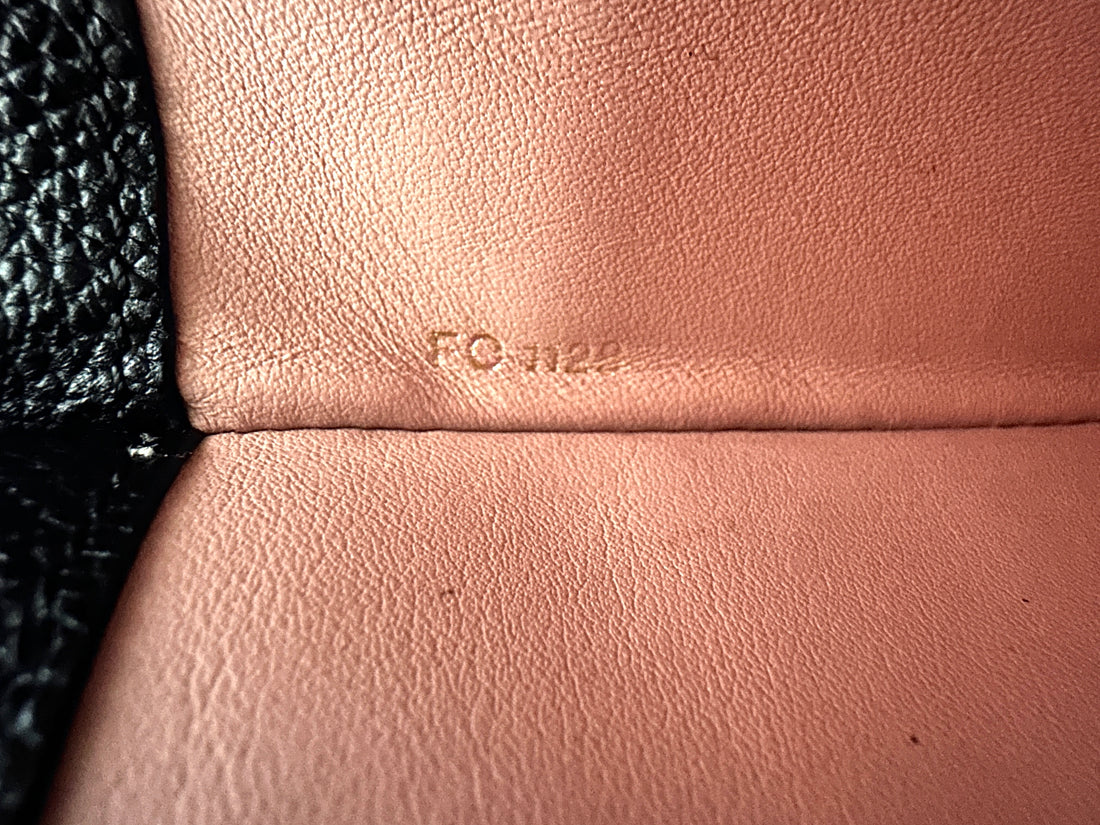Louis Vuitton City Steamer PM Black/Pink Grained Leather Handle Bag LV2642
