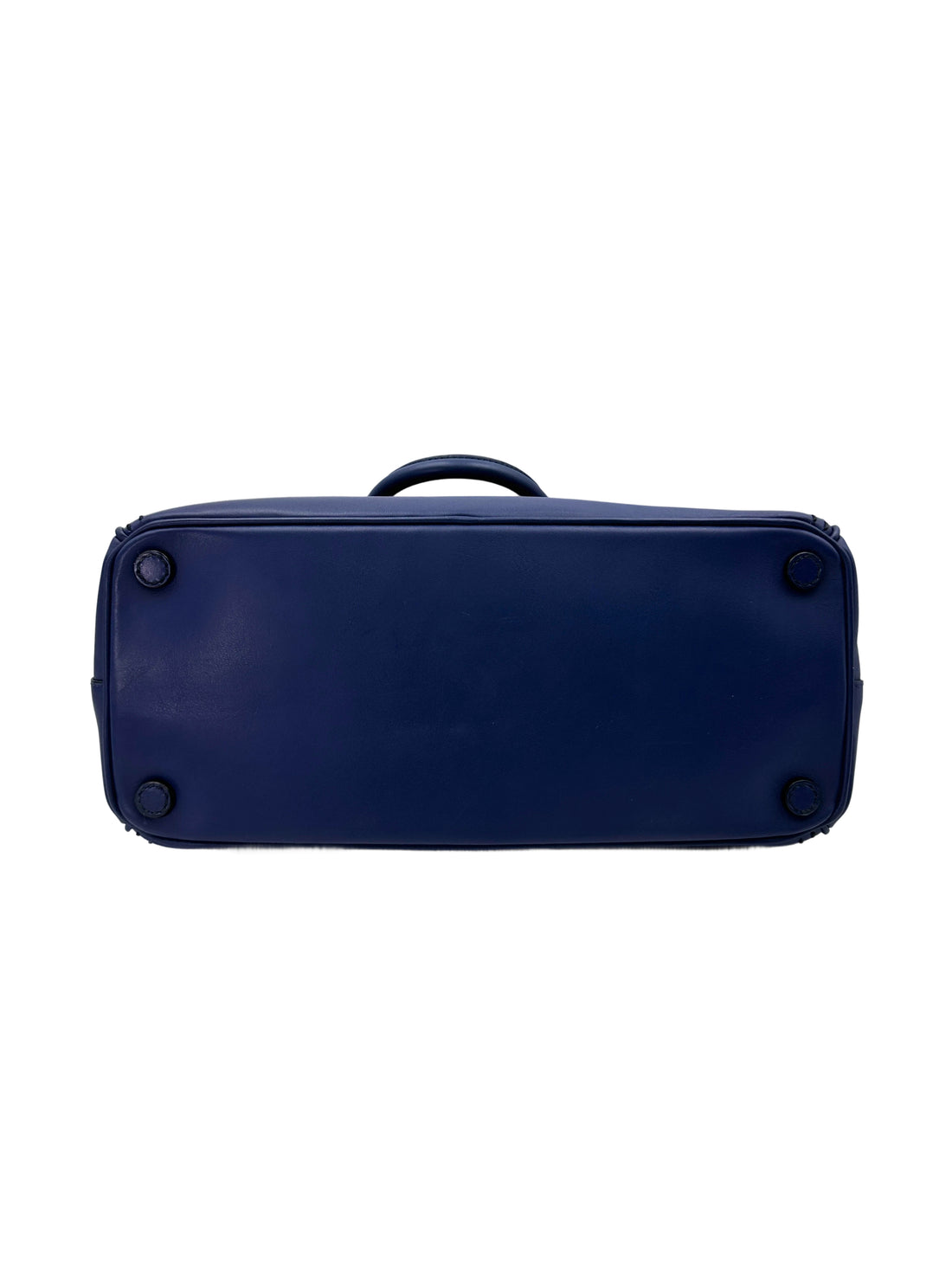 Prada Galleria Blue Saffiano Leather Handle Bag PR310