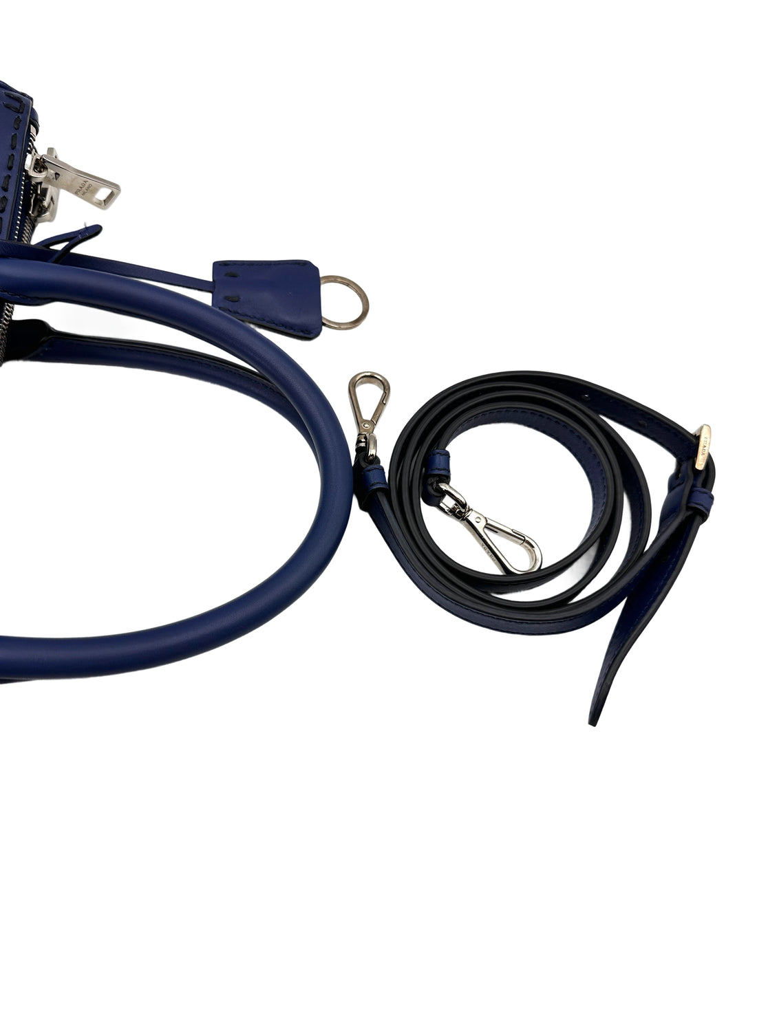 Prada Galleria Blue Saffiano Leather Handle Bag PR310