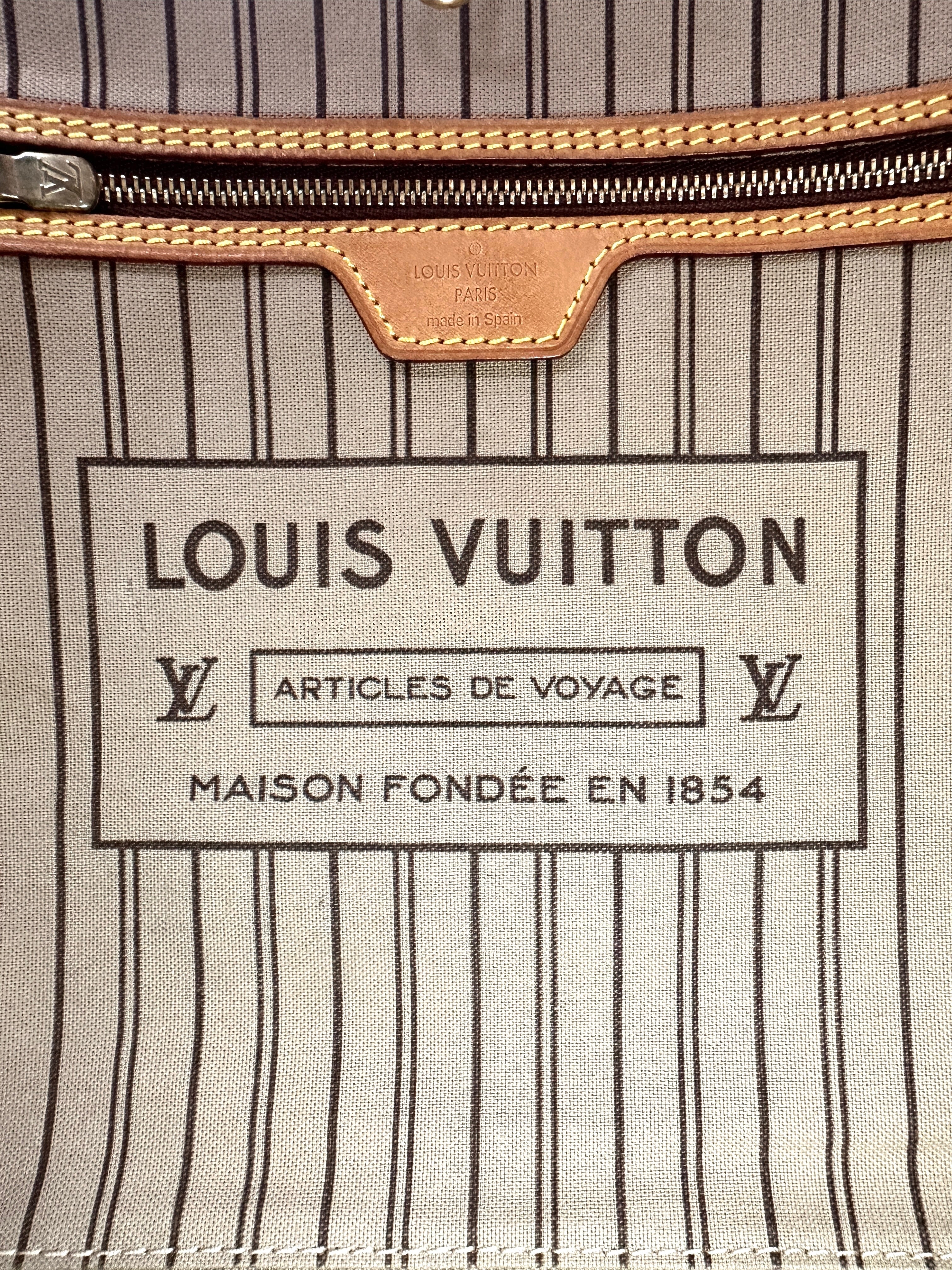 Louis Vuitton Neverfull Monogram Canvas Shoulder Bag LV2635