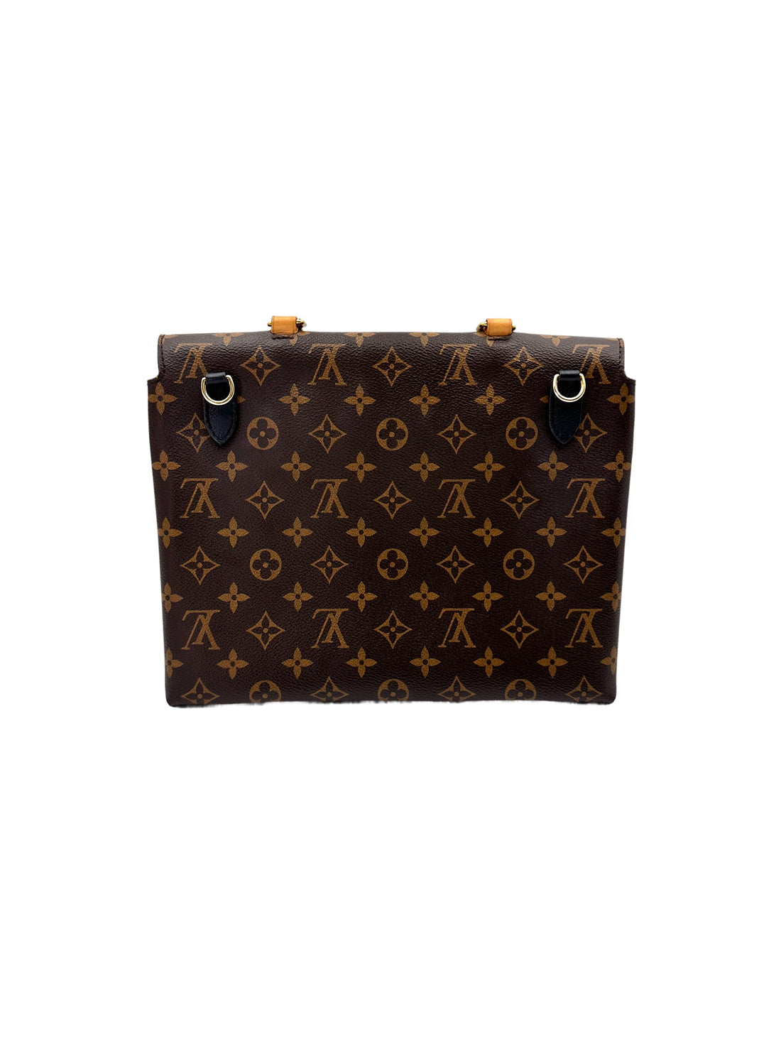 Louis Vuitton Marignan Monogram & Black Leather Messenger Bag LV2641