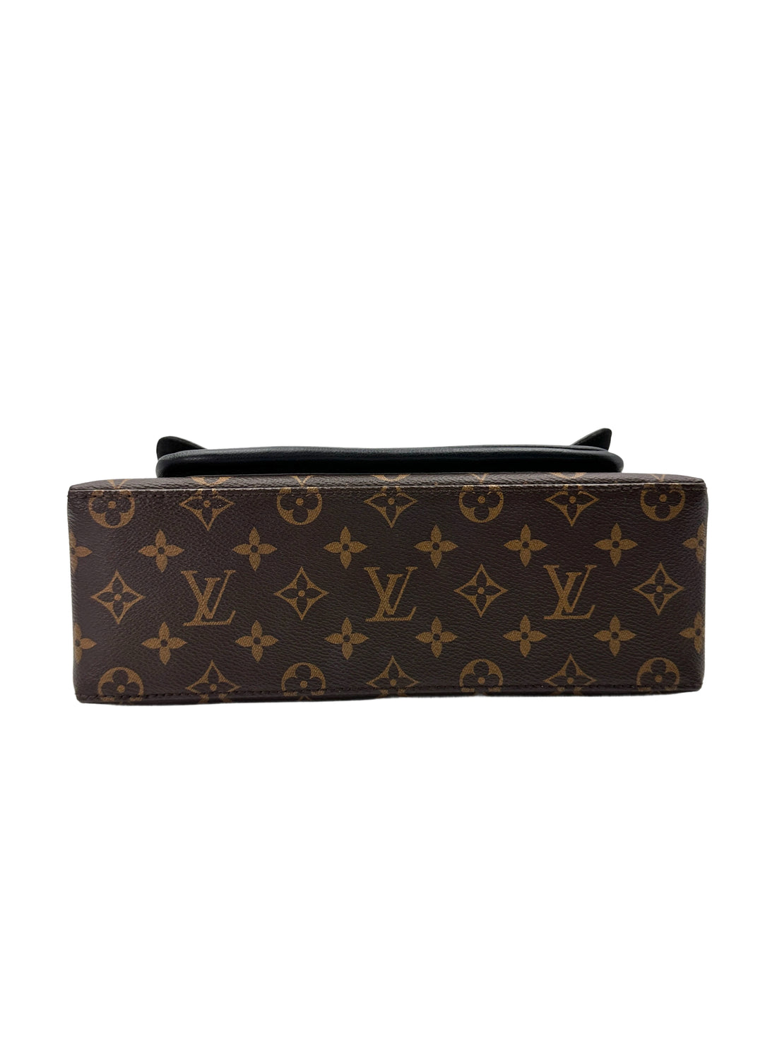 Louis Vuitton Marignan Monogram & Black Leather Messenger Bag LV2641