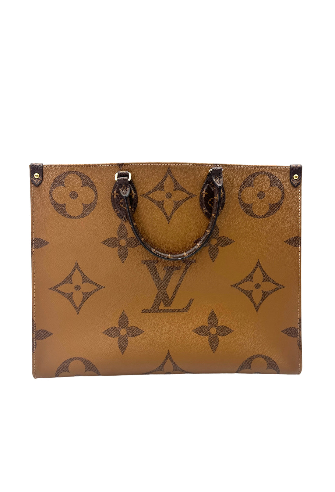 Louis Vuitton OnTheGo GM Brown Monogram Canvas Tote Handle Bag LV2638