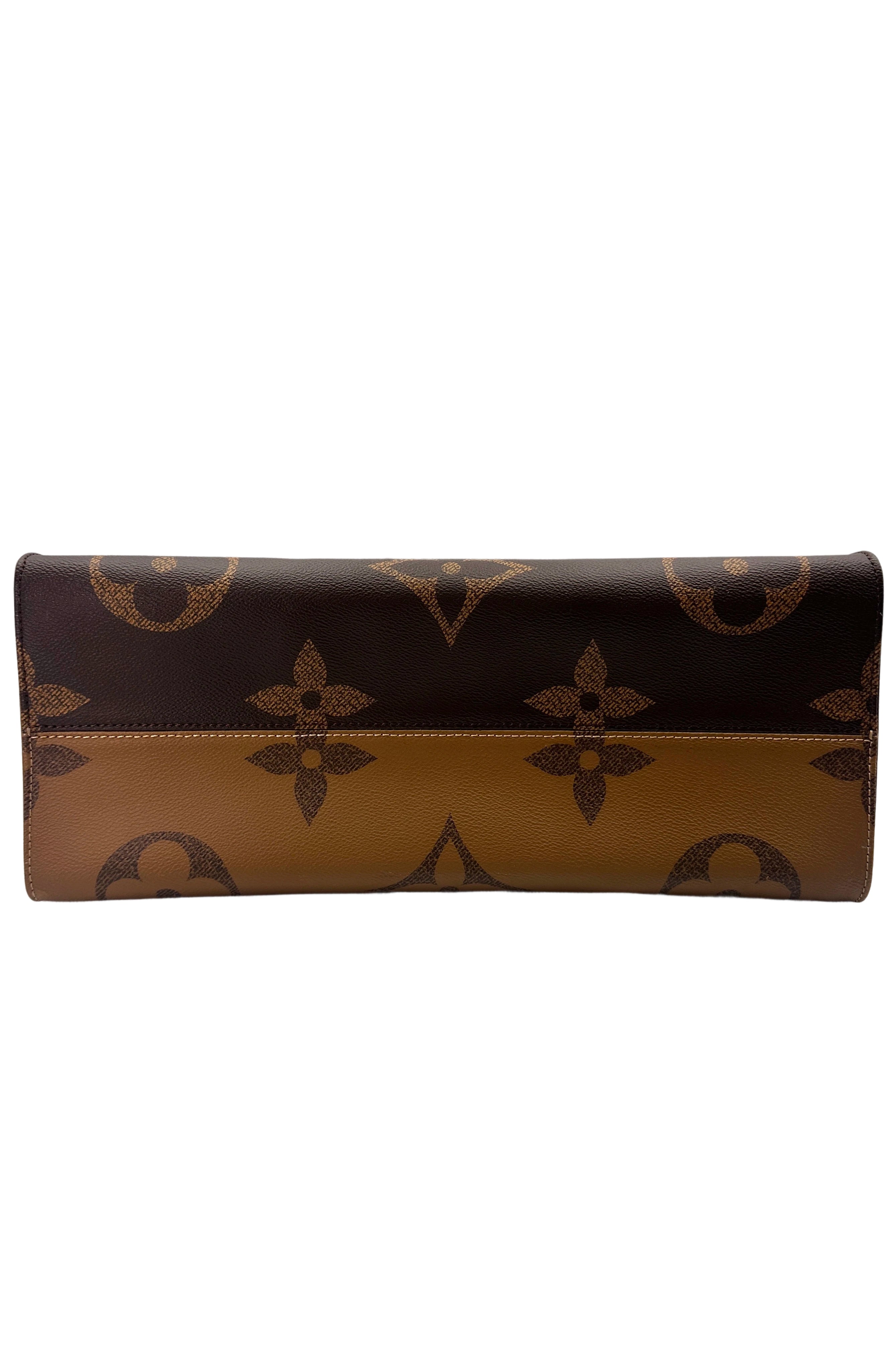 Louis Vuitton OnTheGo GM Brown Monogram Canvas Tote Handle Bag LV2638