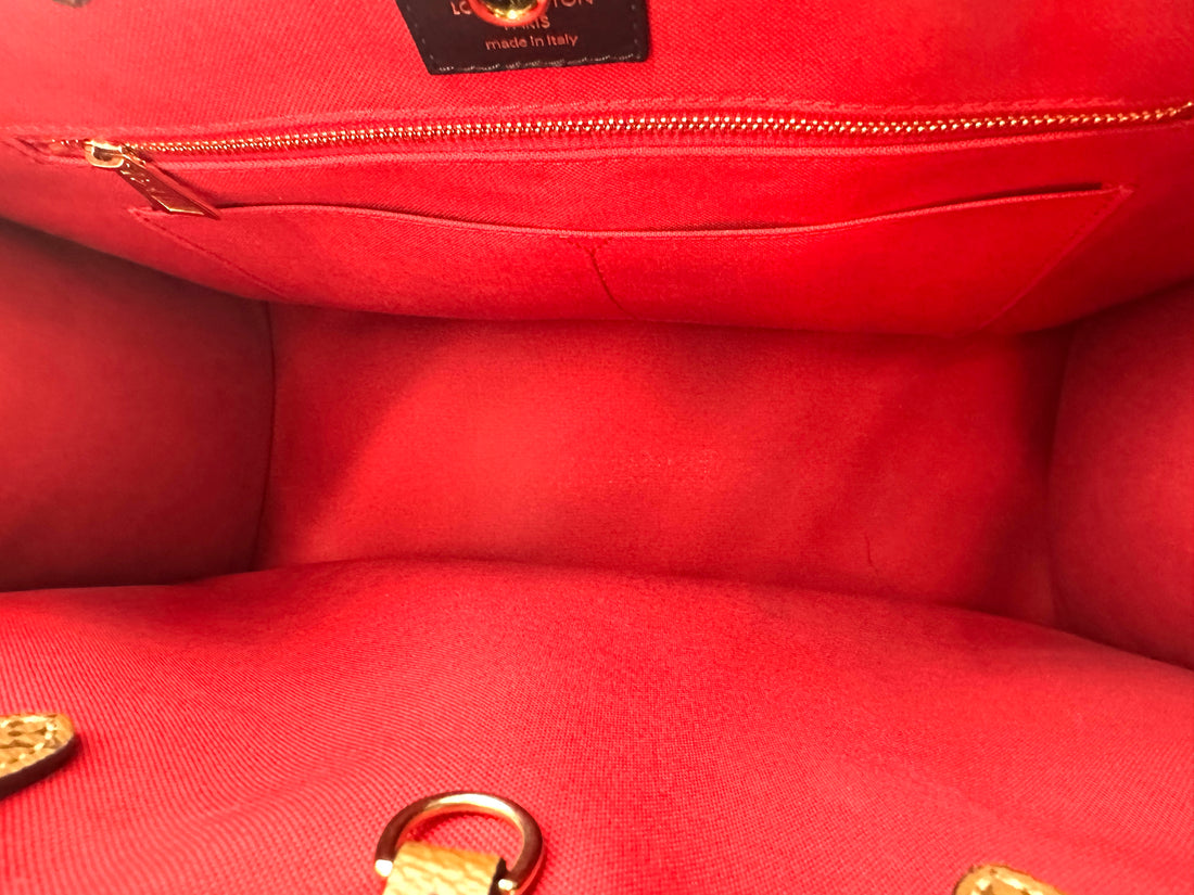 Louis Vuitton OnTheGo GM Brown Monogram Canvas Tote Handle Bag LV2638