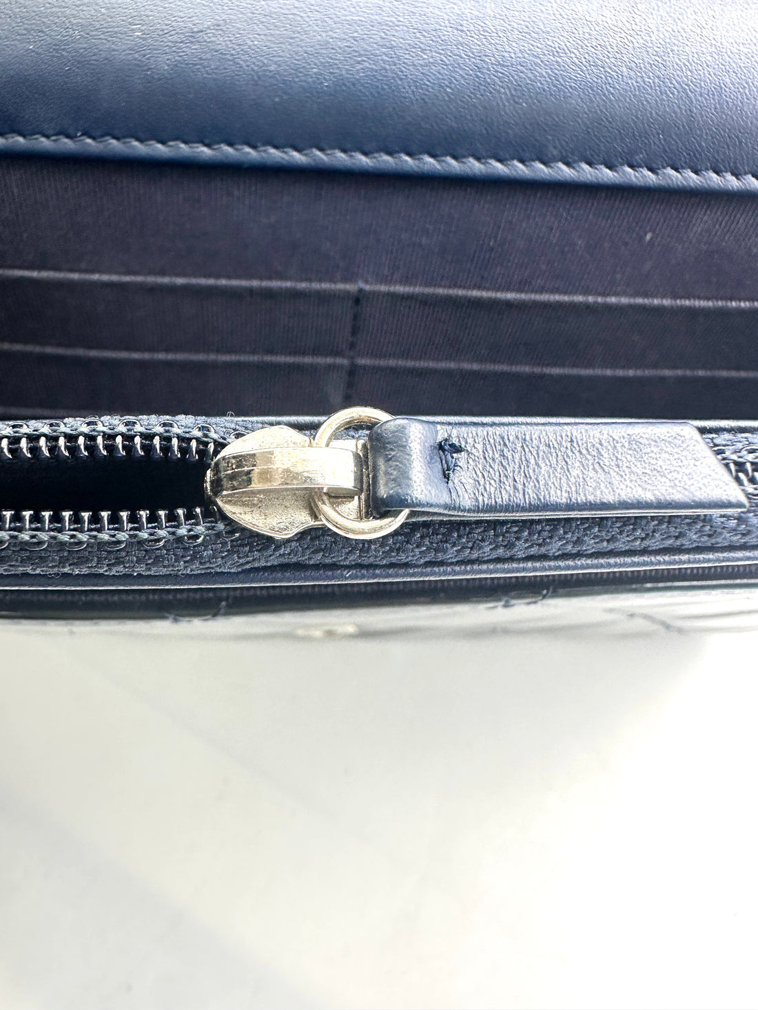 Chanel Black Quilted Patent Leather Wallet On Chain With Silver Buckle(18***27) CC1901