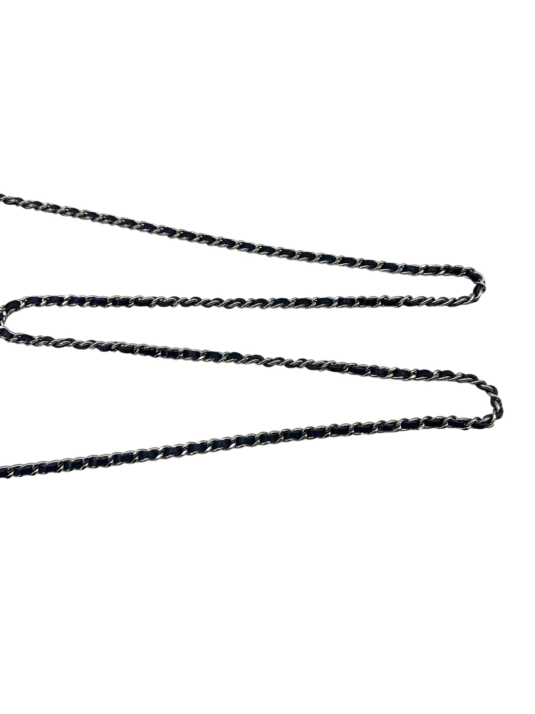 Chanel Black Quilted Patent Leather Wallet On Chain With Silver Buckle(18***27) CC1901