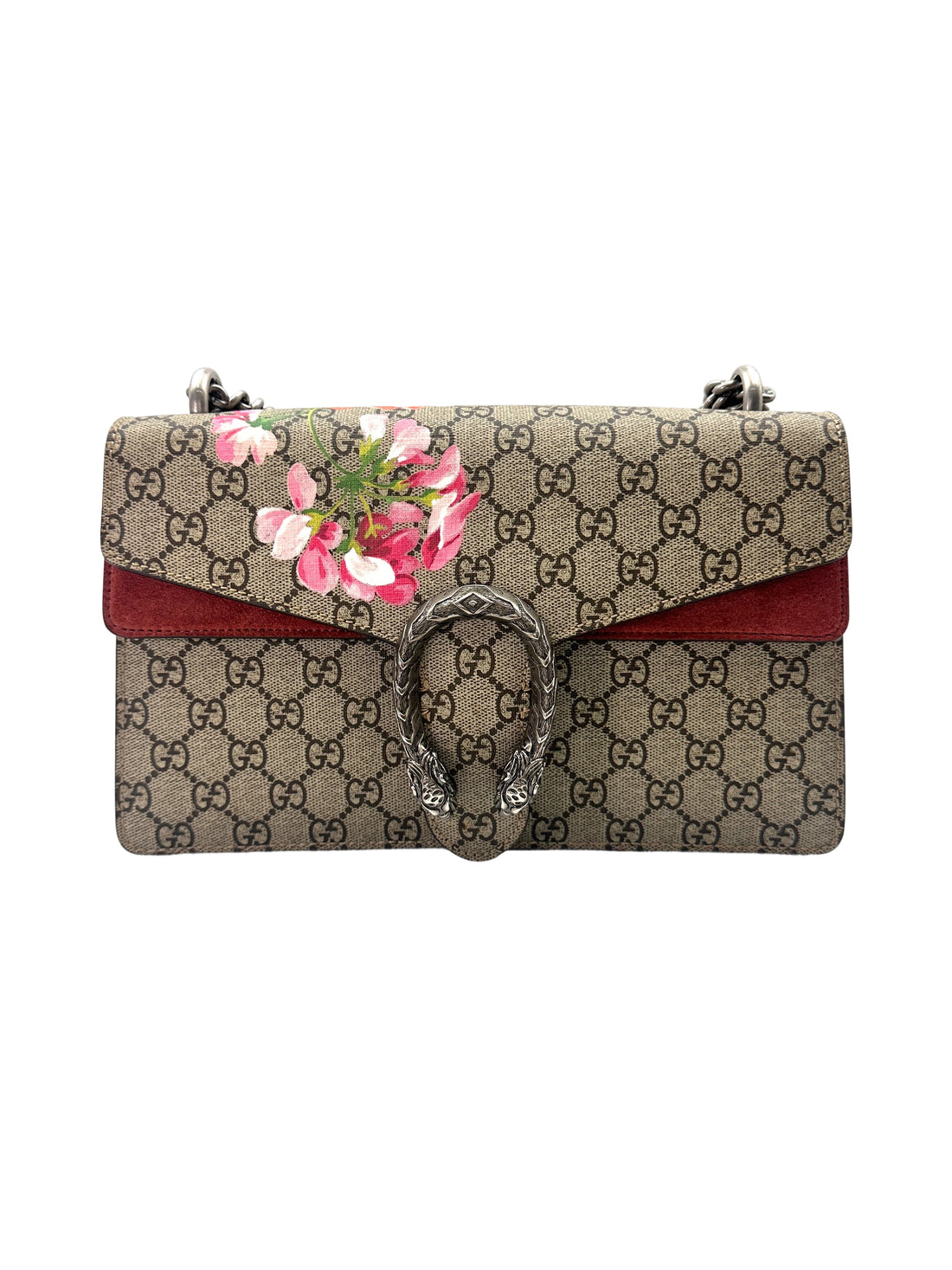 Gucci Dionysus GG Blooms Canvas Medium Size Shoulder Bag GG929