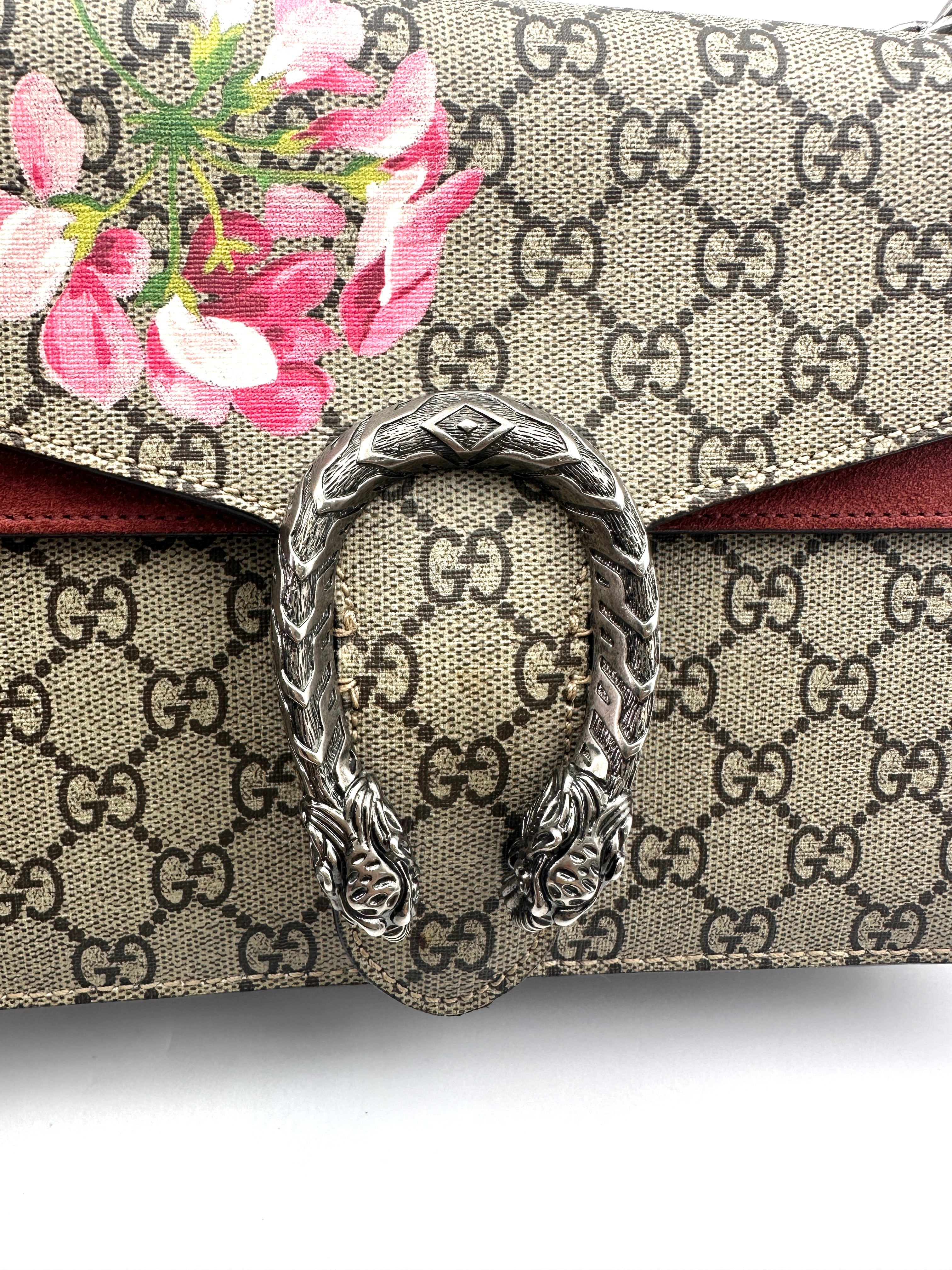 Gucci Dionysus GG Blooms Canvas Medium Size Shoulder Bag GG929