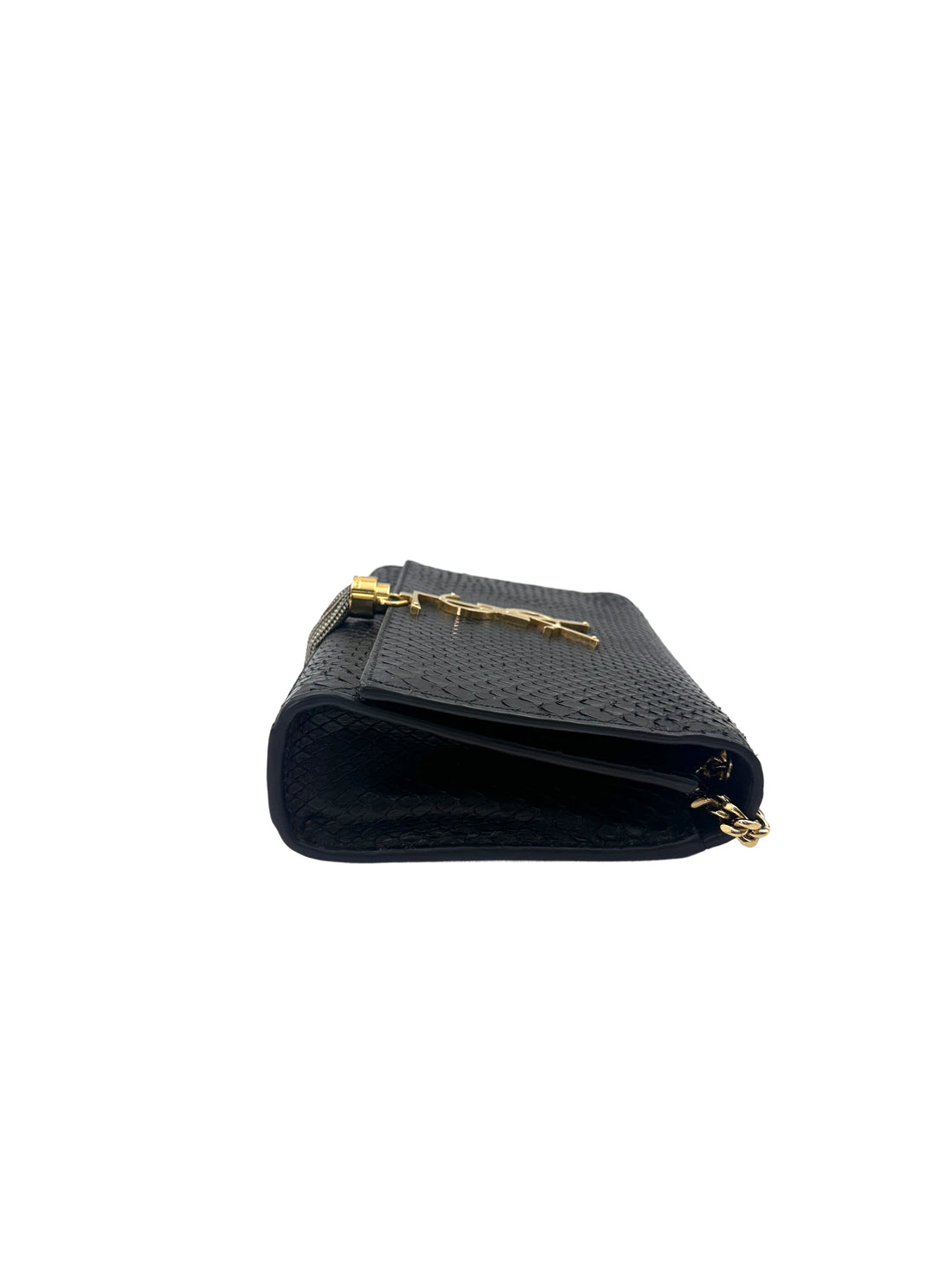 Saint Laurent kate Tassel Black Leather Small Size Shoulder Bag SL198