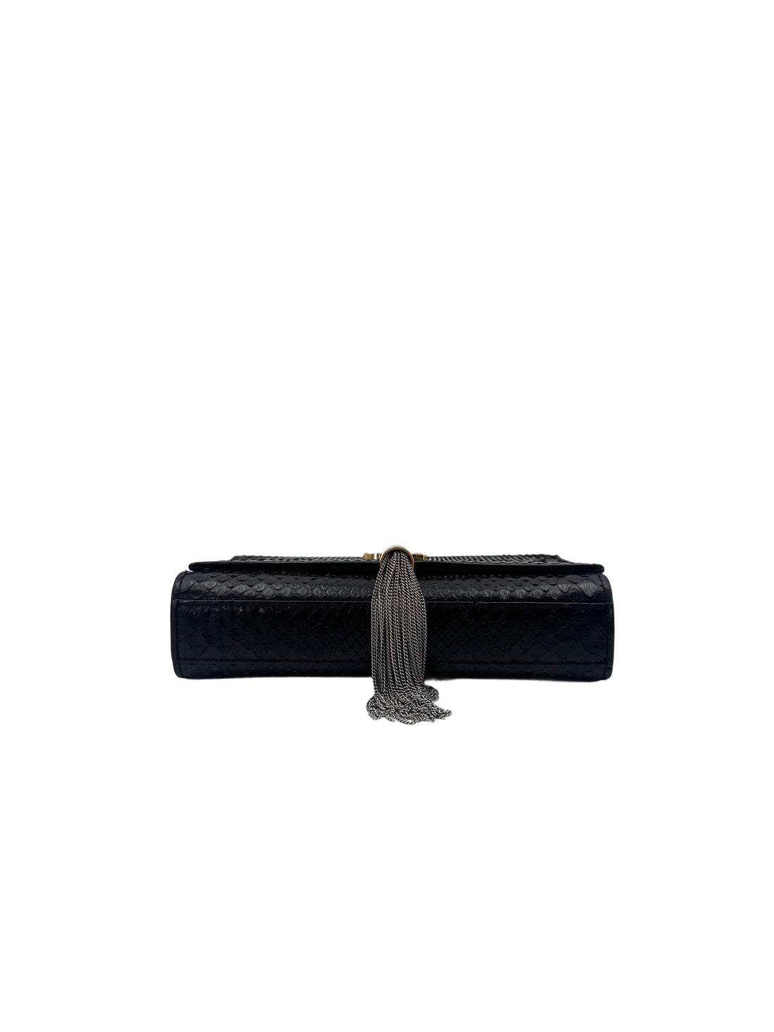 Saint Laurent kate Tassel Black Leather Small Size Shoulder Bag SL198