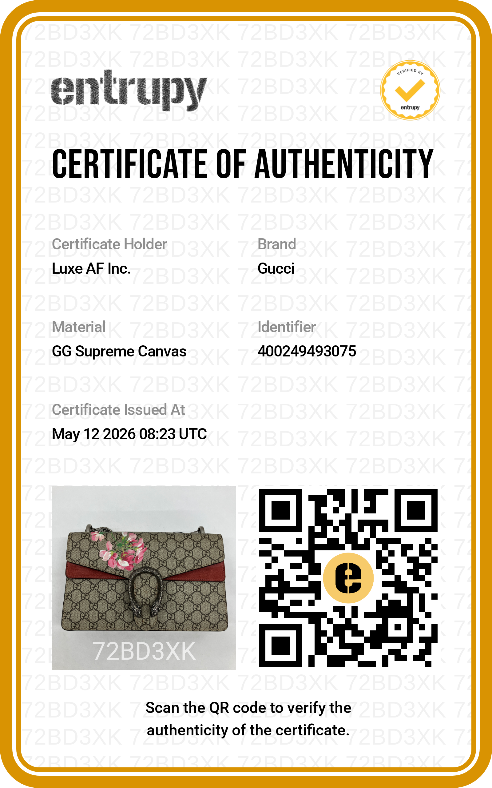 Gucci Dionysus GG Blooms Canvas Medium Size Shoulder Bag GG929