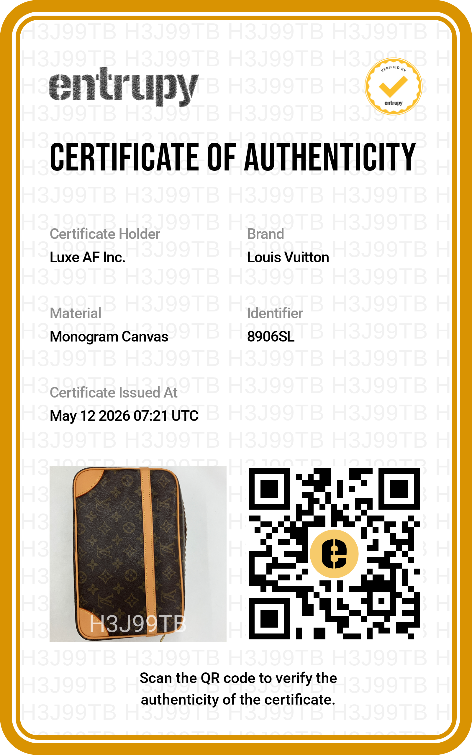 Louis Vuitton Trocadero Monogram Canvas Bag LV2636