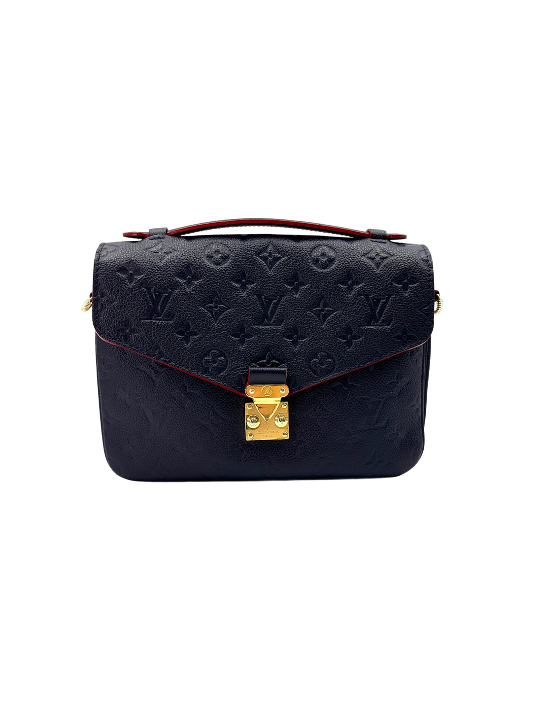 Louis Vuitton Navy Monogram Empreinte Leather Pochette Metis LV2651