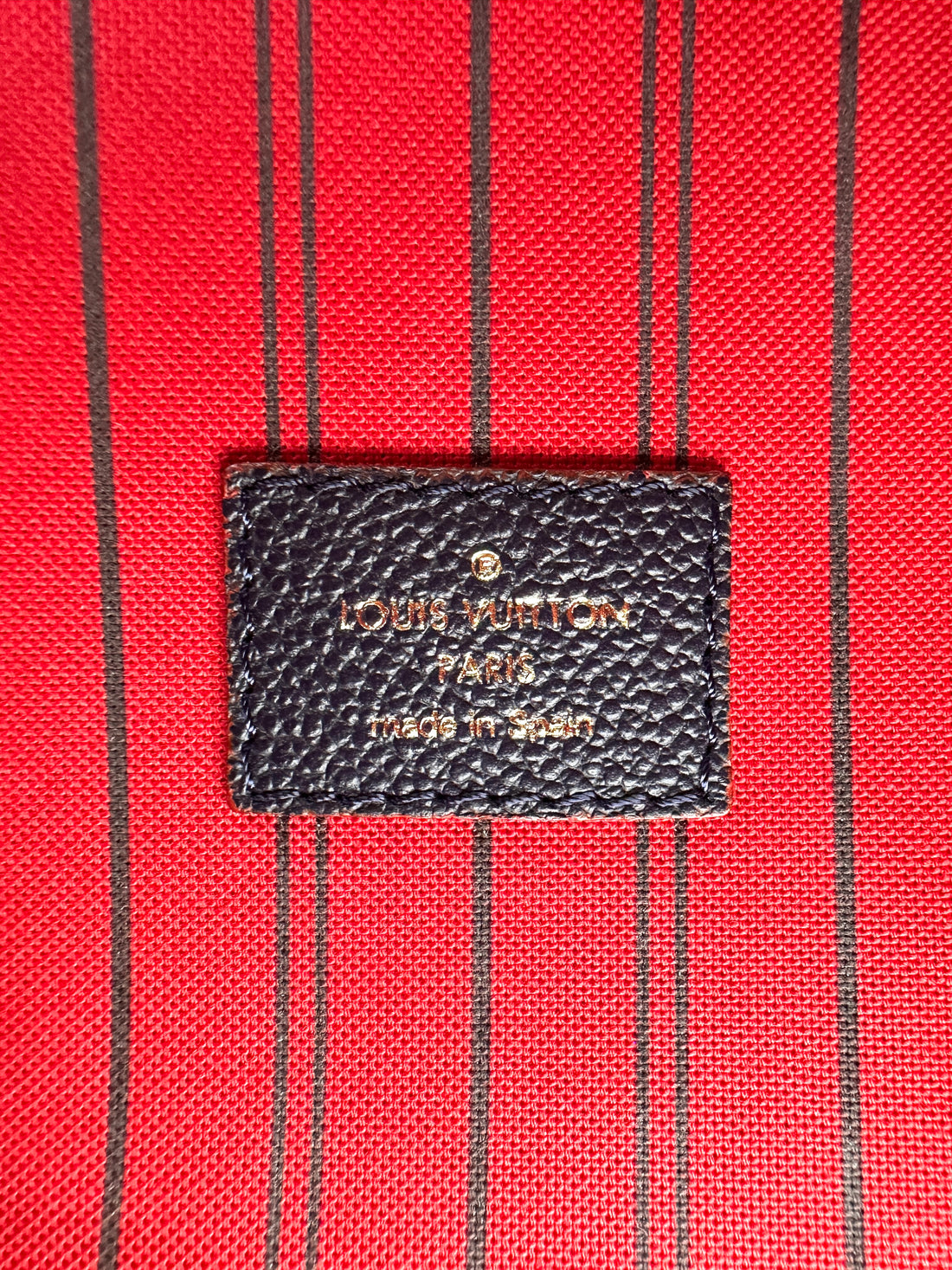 Louis Vuitton Navy Monogram Empreinte Leather Pochette Metis LV2651
